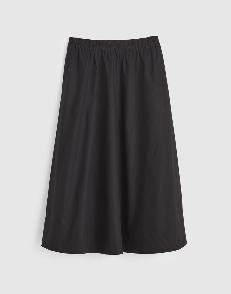 A-Line Midi Skirt in Poplin 1