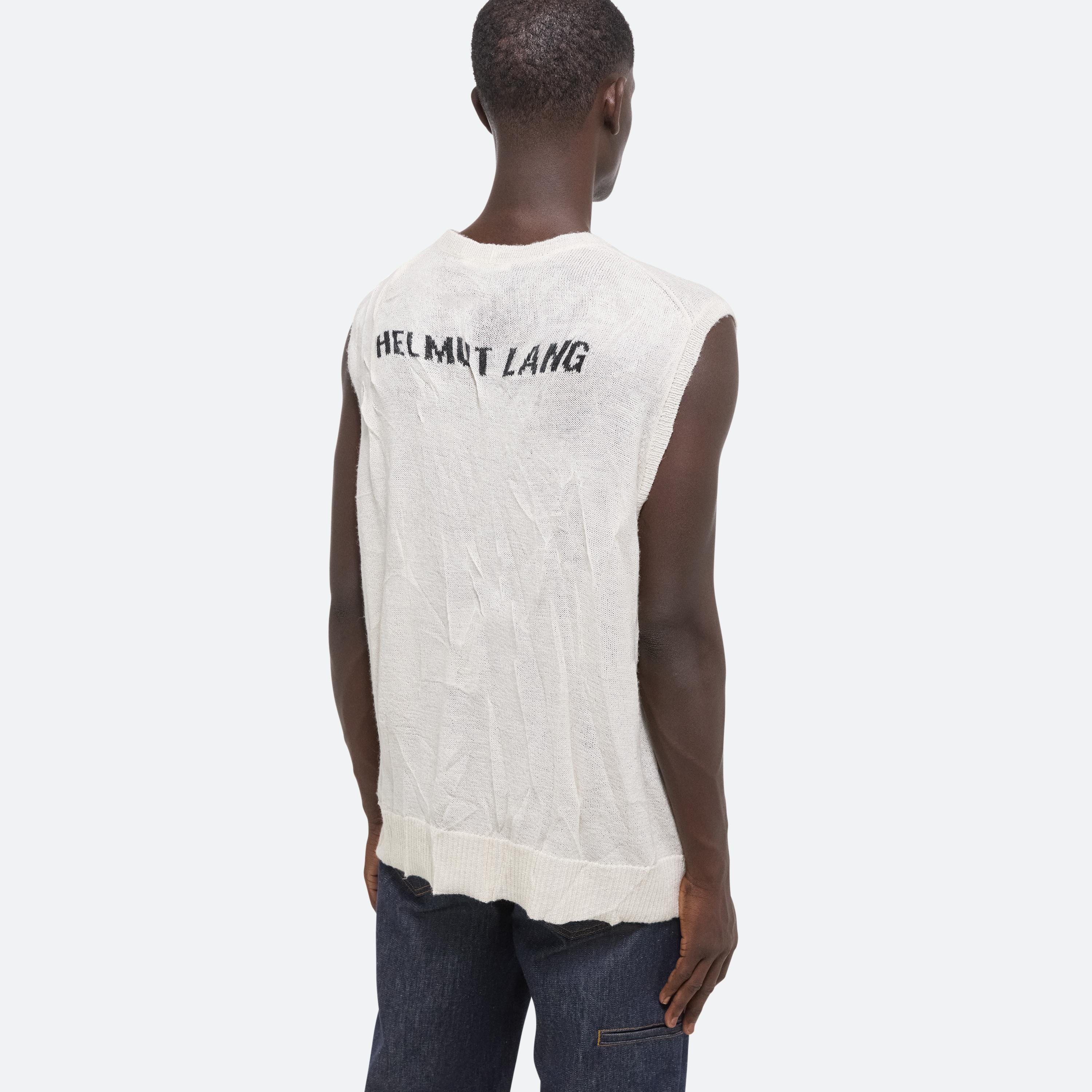 SLEEVELESS CRUSHED KNIT TOP - 10