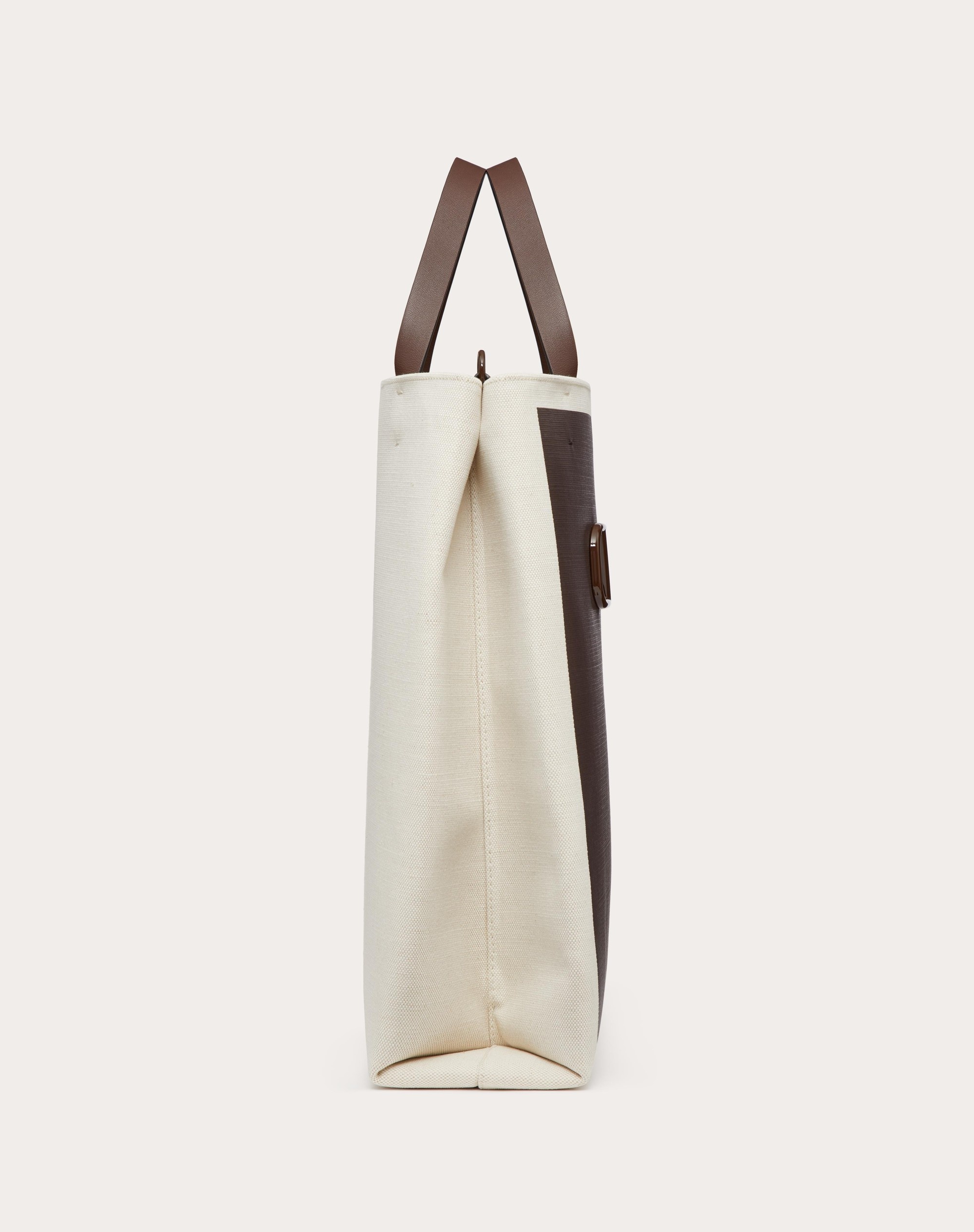 VLOGO SIGNATURE CANVAS SHOPPING BAG - 5