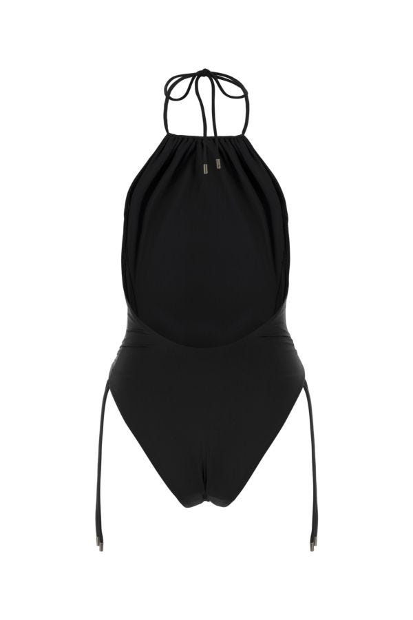 Saint Laurent Woman Black Stretch Nylon Swimsuit - 2