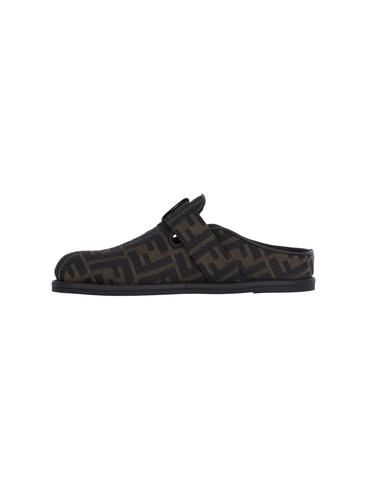 【FENDI】FEEL SABOTS◆8R8448AKZP FENDI: Feel sabots in chenille with FF jacquard monogram