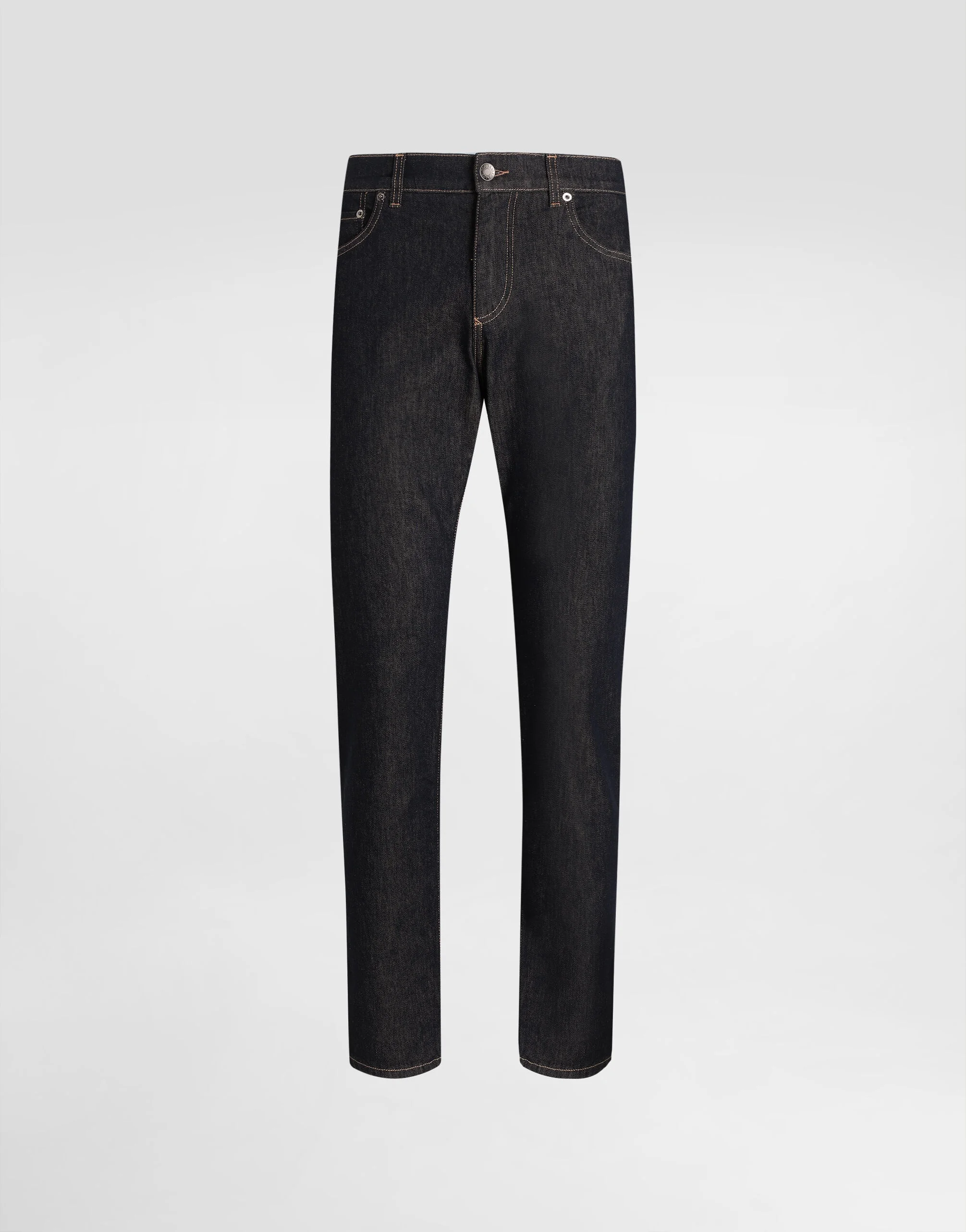 Slim-fit stretch cotton jeans - 1