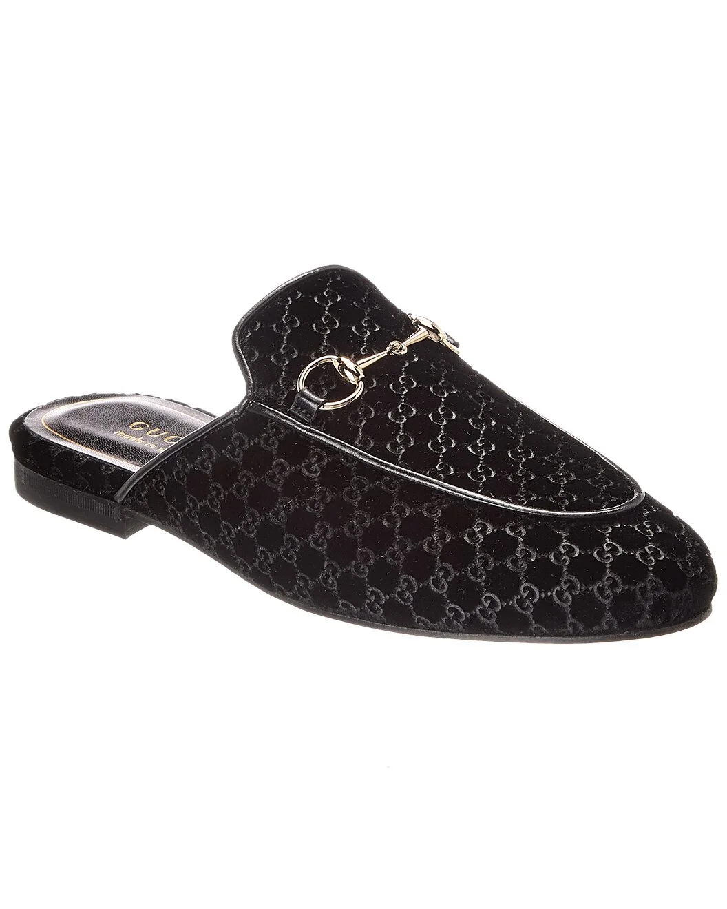 Gucci Princetown GG Velvet Mule - 1
