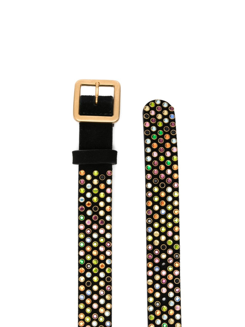Roberto Cavalli strass leather belt outlook