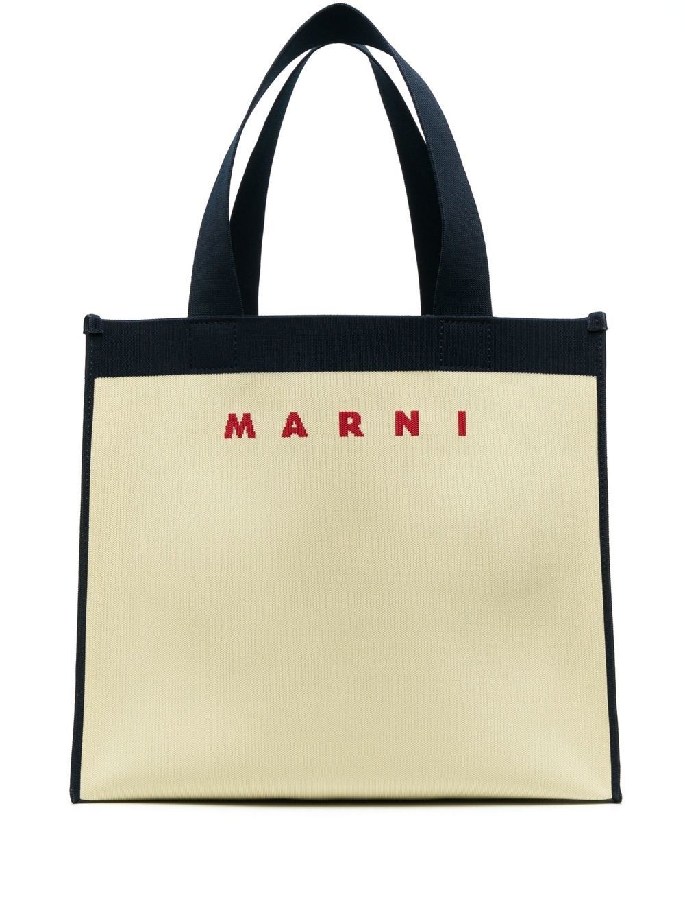 logo-jacquard tote bag - 1