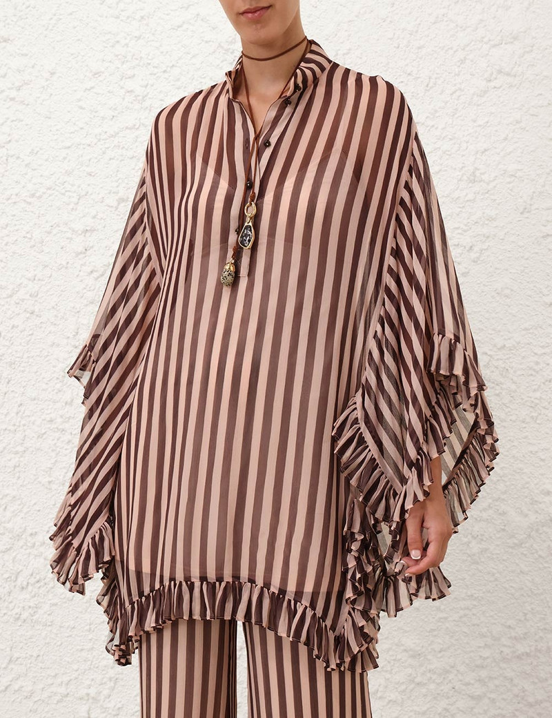 Zimmermann BALANCE RUFFLE TUNIC outlook