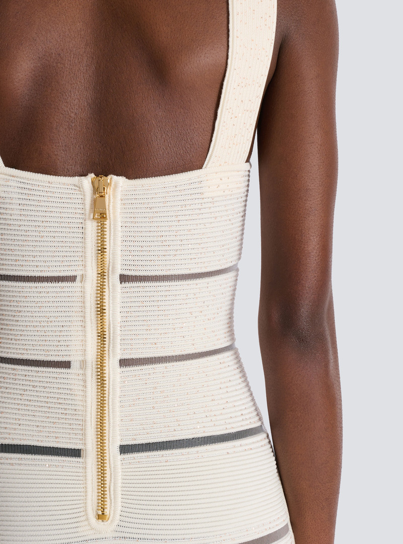 Mesh knit bodycon dress 6