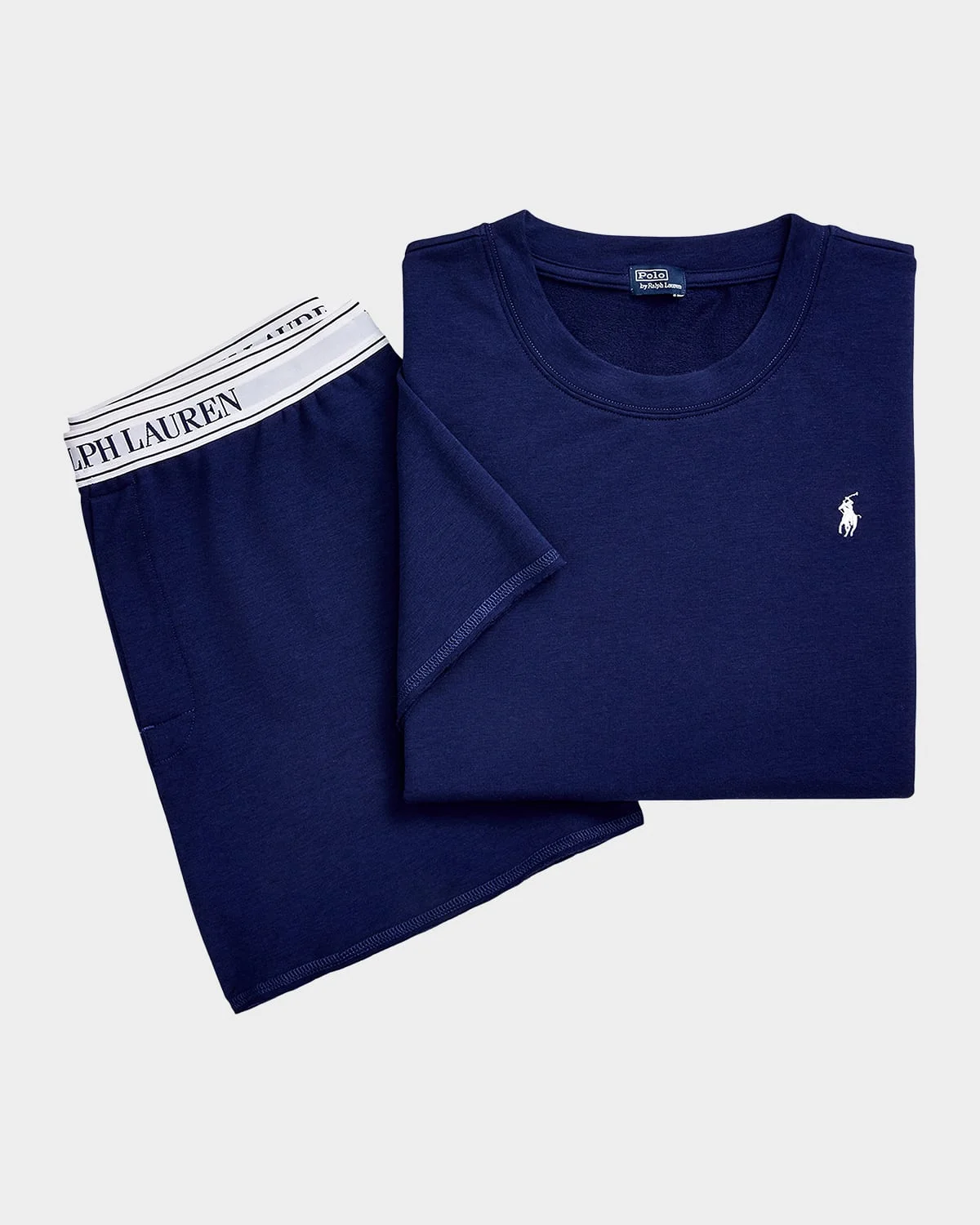 Club Terry 2-Piece T-Shirt & Shorts Pajama Set - 1