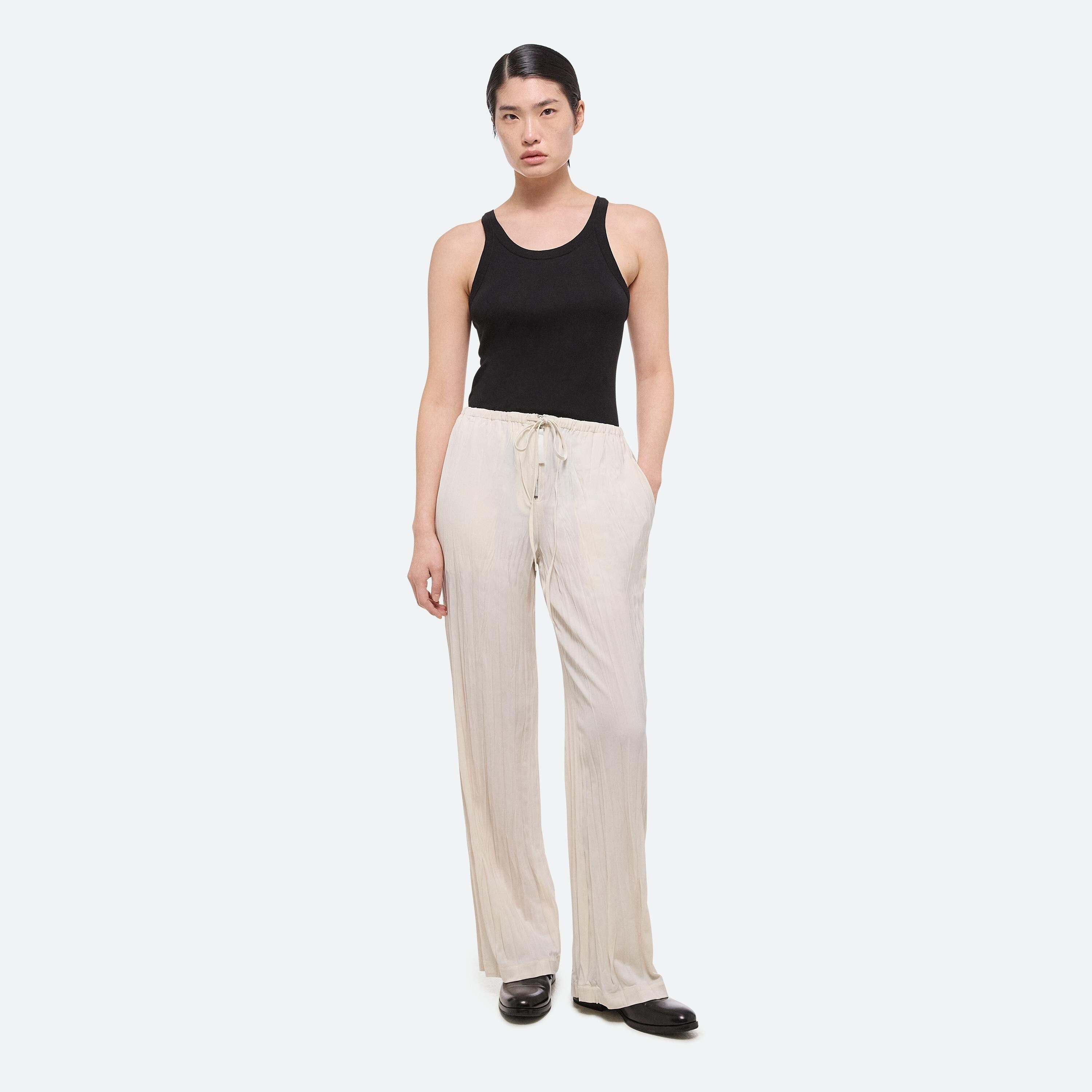 CRUSHED SATIN PANT - 2