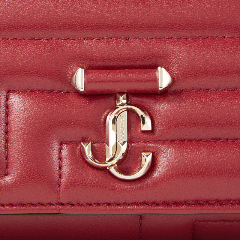 Avenue Wallet W/Chain
Cranberry Avenue Nappa Leather Wallet with Chain Strap 5