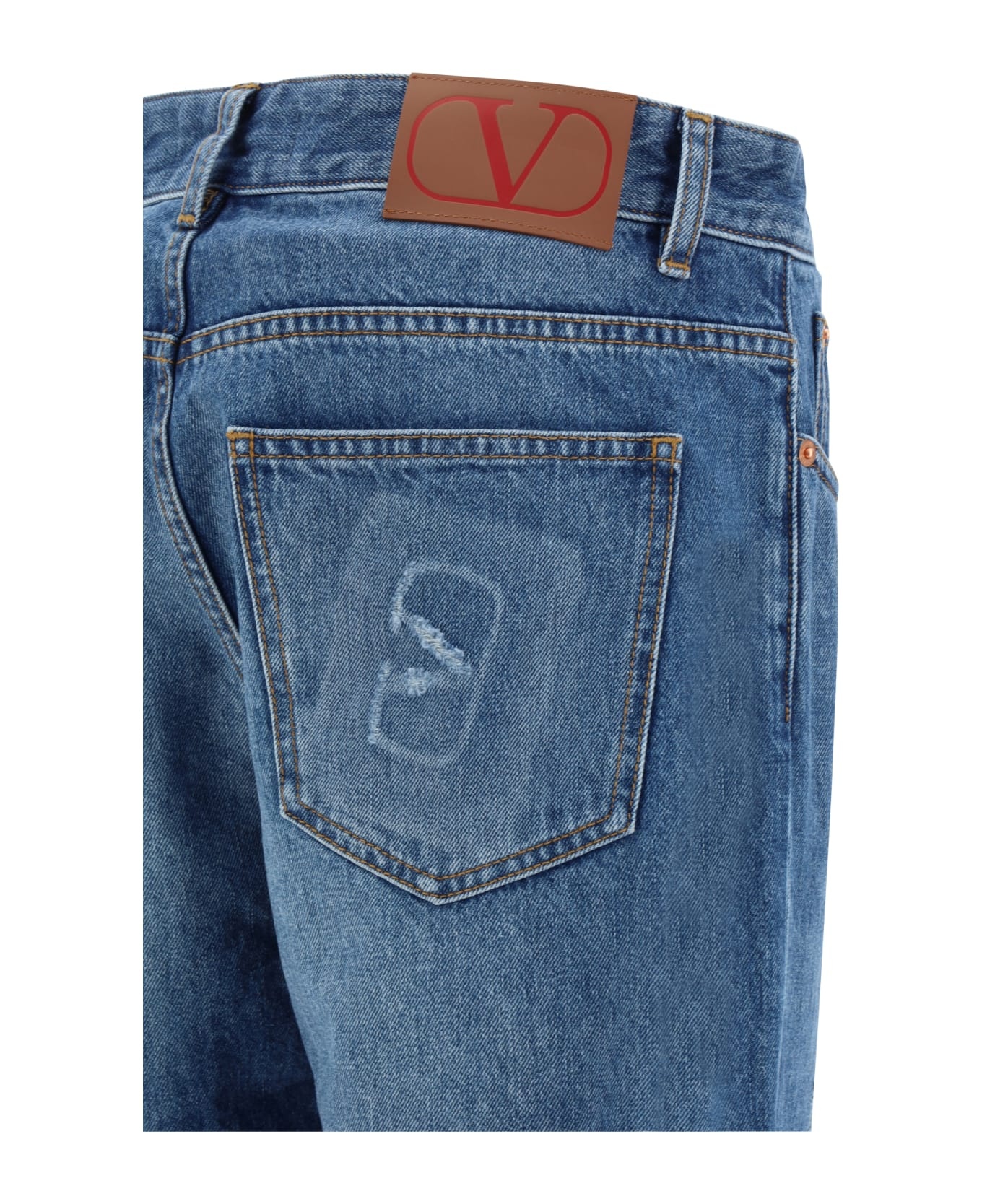 Jeans With Embossed Logo - 3