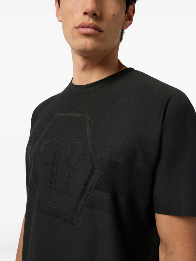 PHILIPP PLEIN Philipp Plein Hexagon Round-neck T-shirt outlook