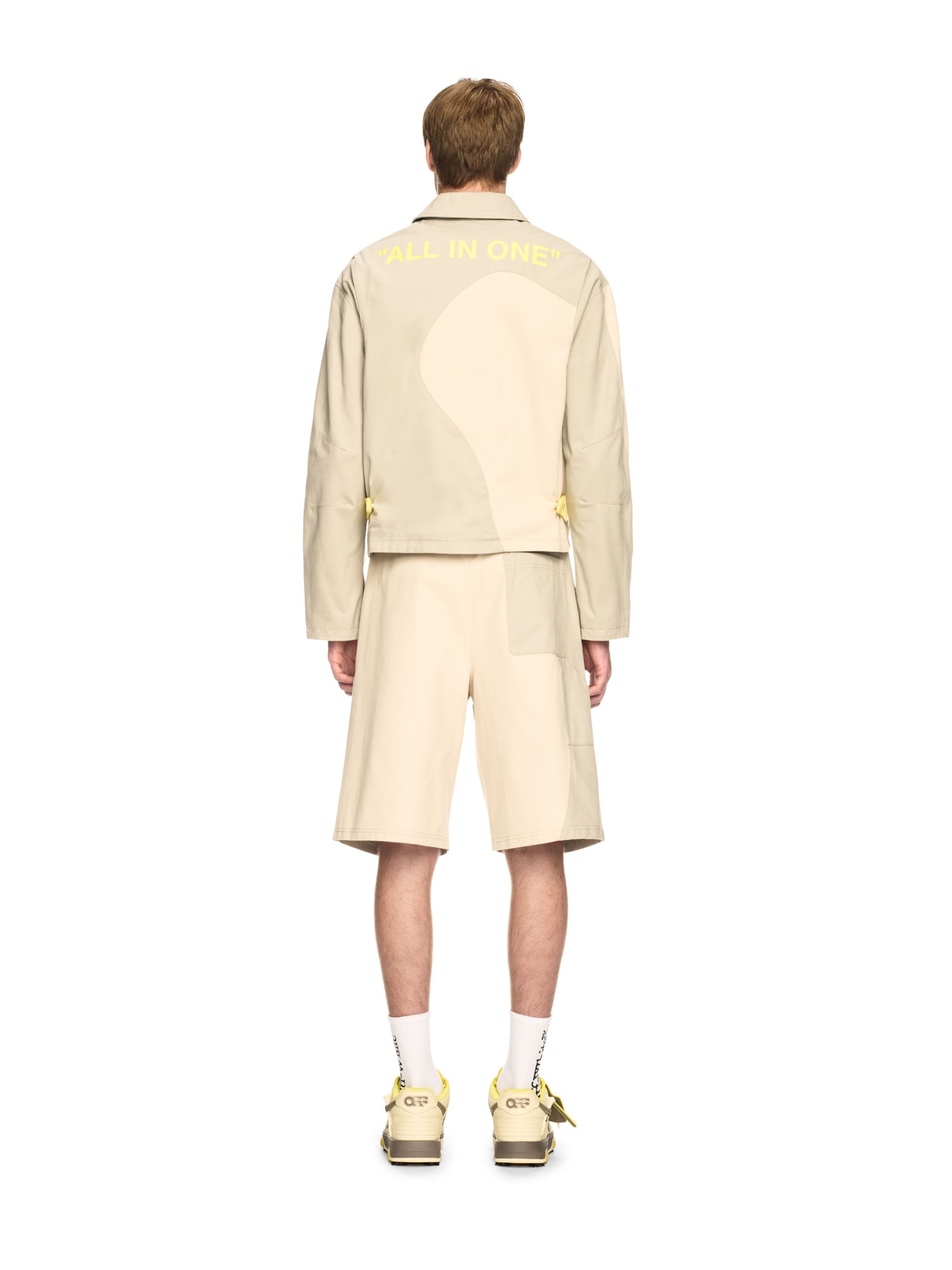Beige Golf Workwear Jacket - 4