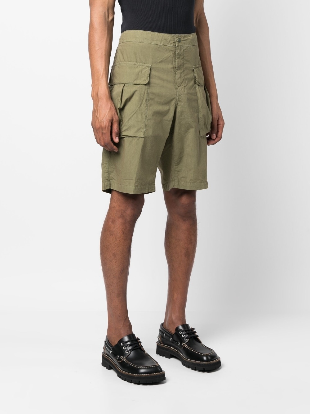 knee-length cargo shorts - 3