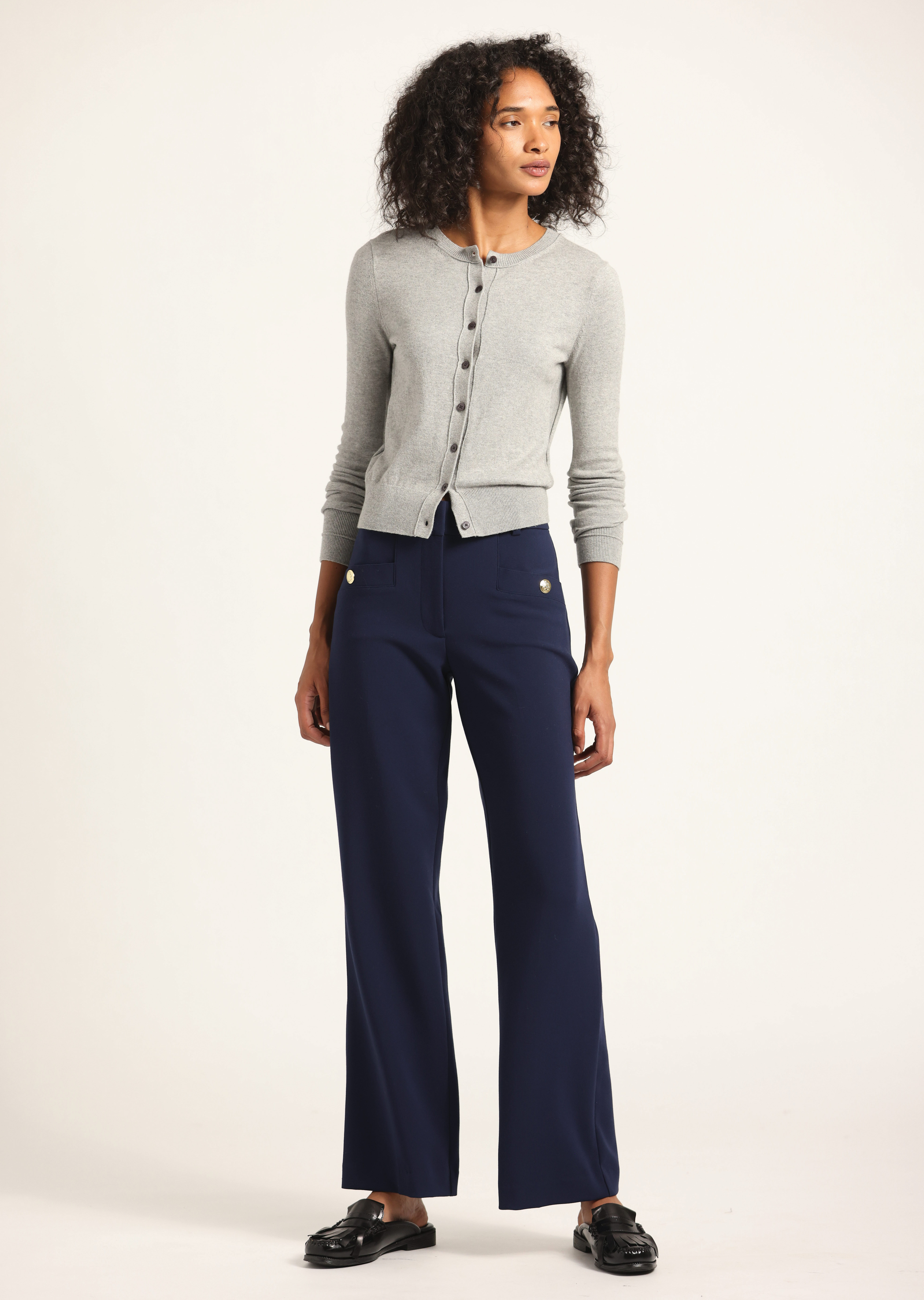 NELL WIDE LEG PANTS - 3
