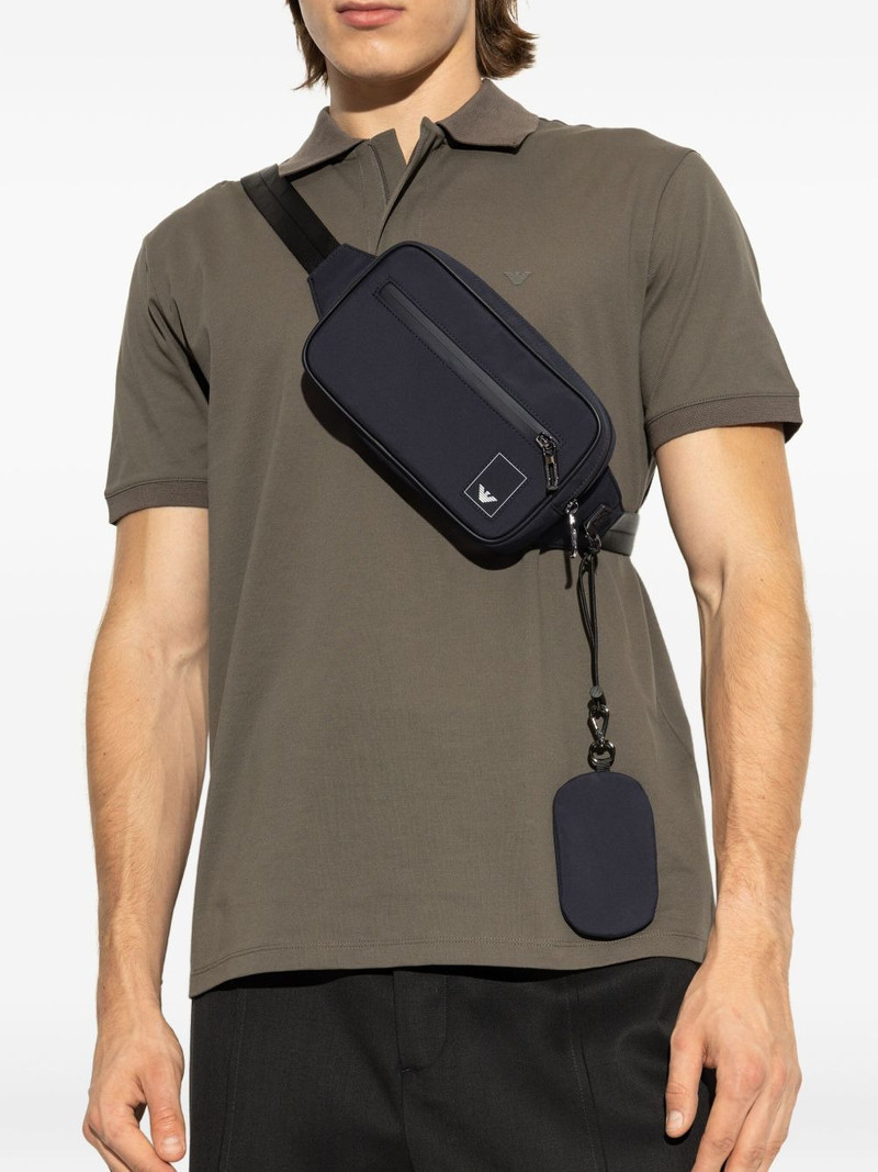EMPORIO ARMANI detachable zip-fastening backpack outlook