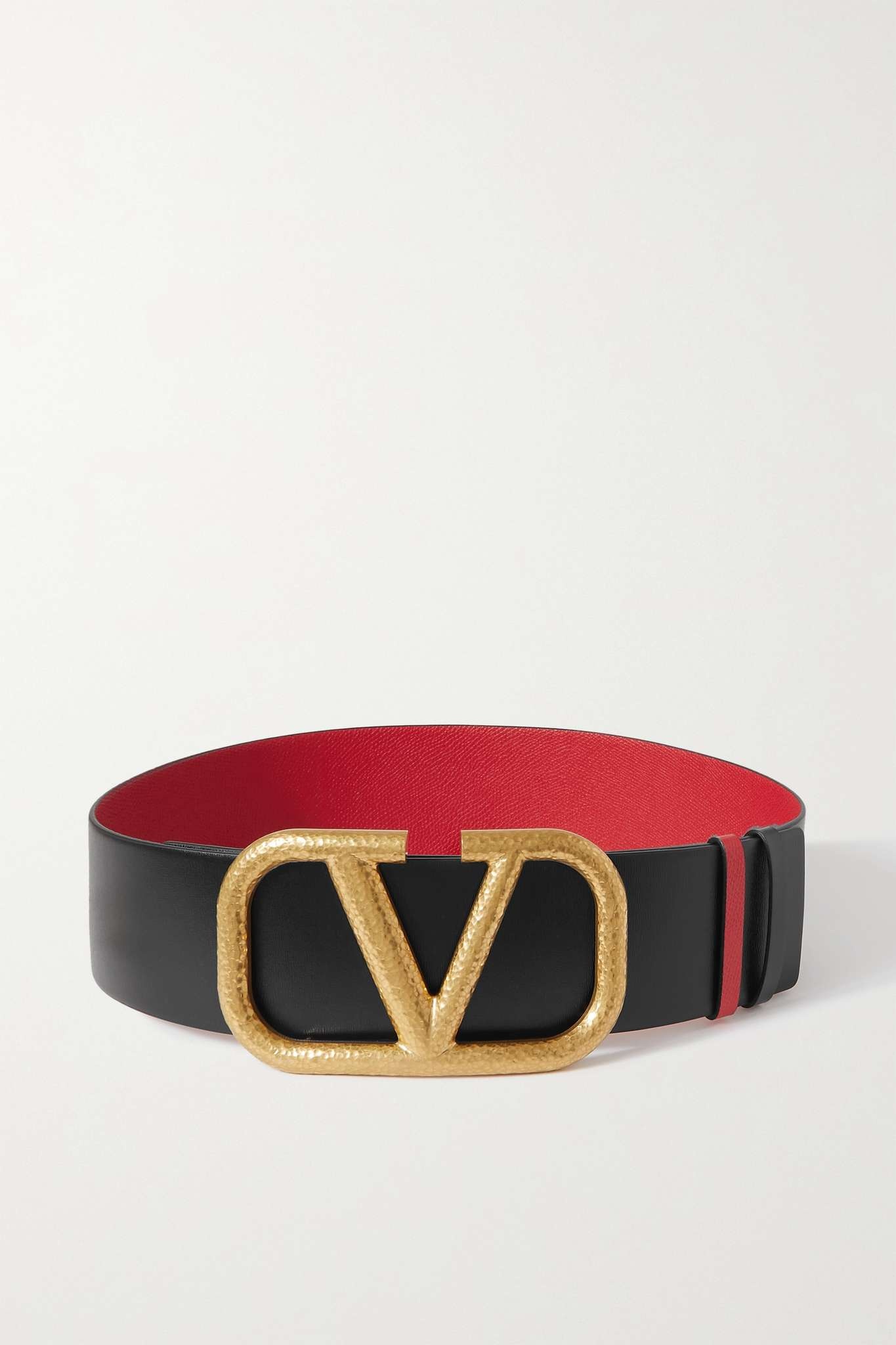 Valentino Garavani VLOGO reversible leather waist belt - 1