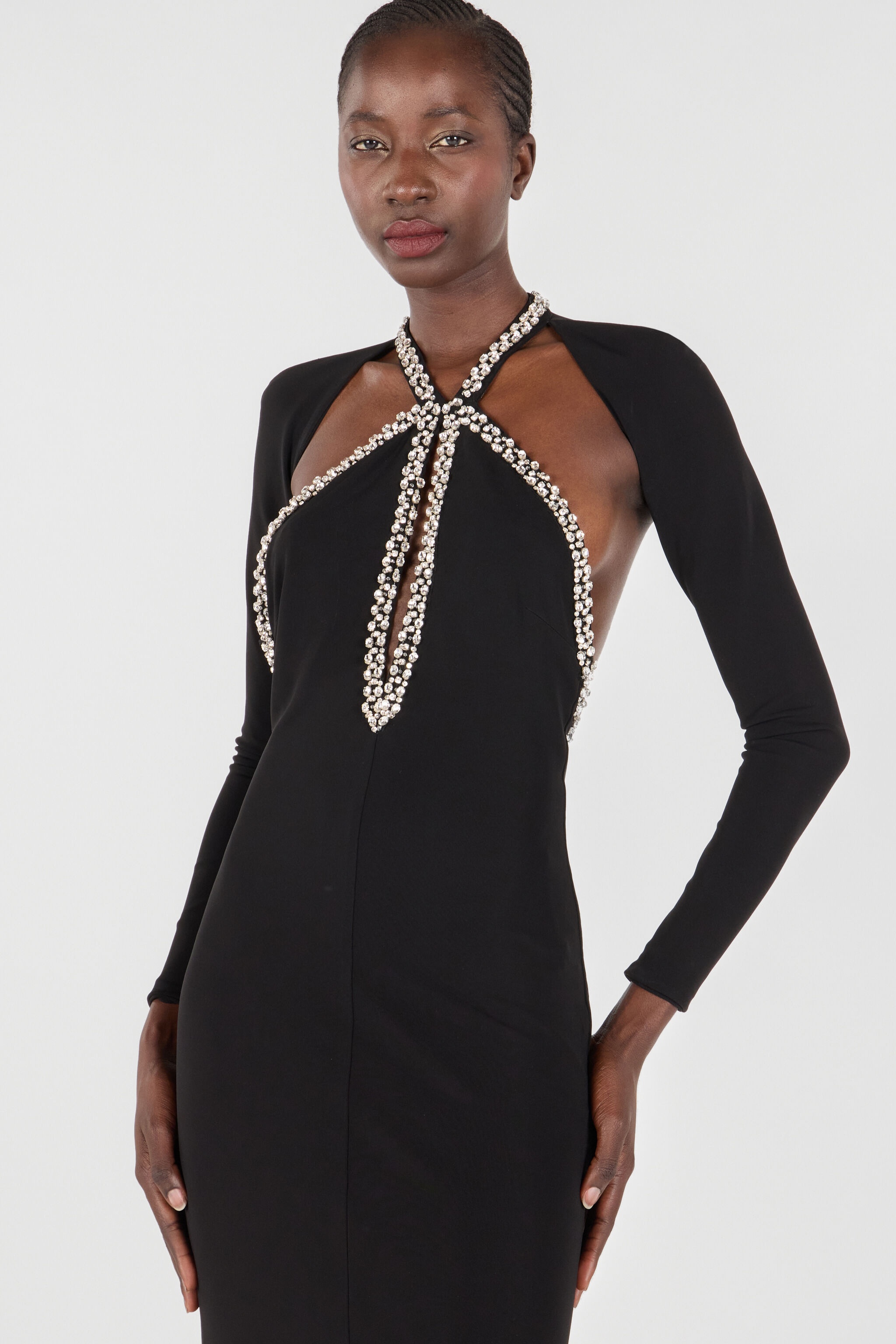 Long dress with crystals - 6