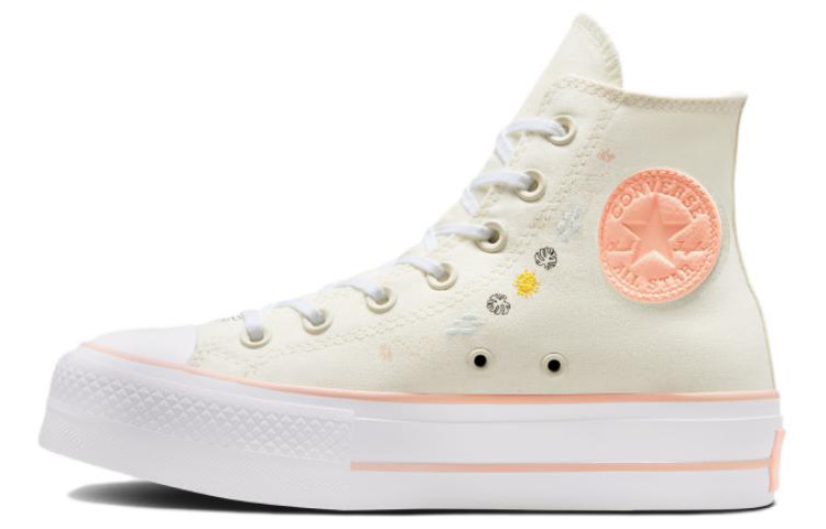 (WMNS) Converse Chuck Taylor All Star Lift HI Shoes 'Floral Embroidery' A03516C - 2