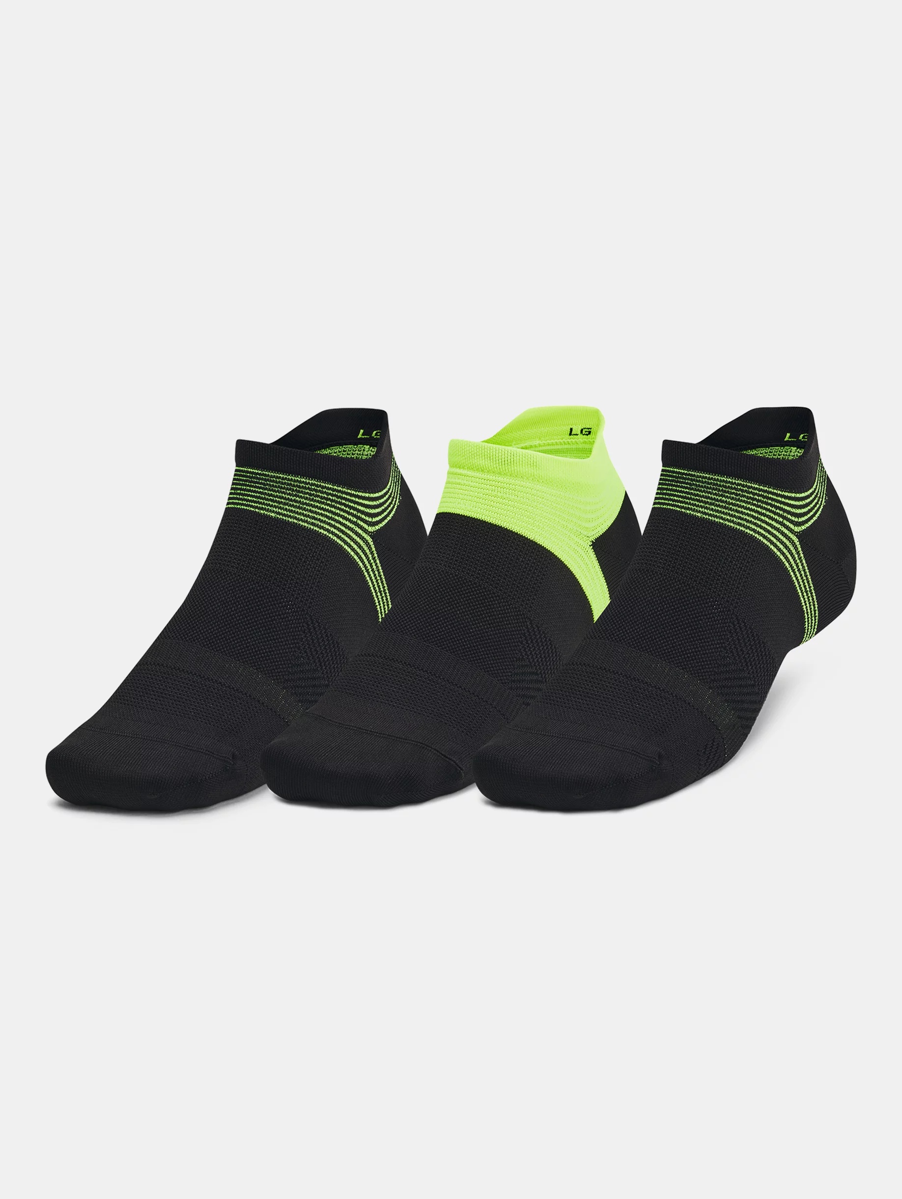 Unisex UA ArmourDry® Run Lite 3-Pack No Show Tab Socks - 3