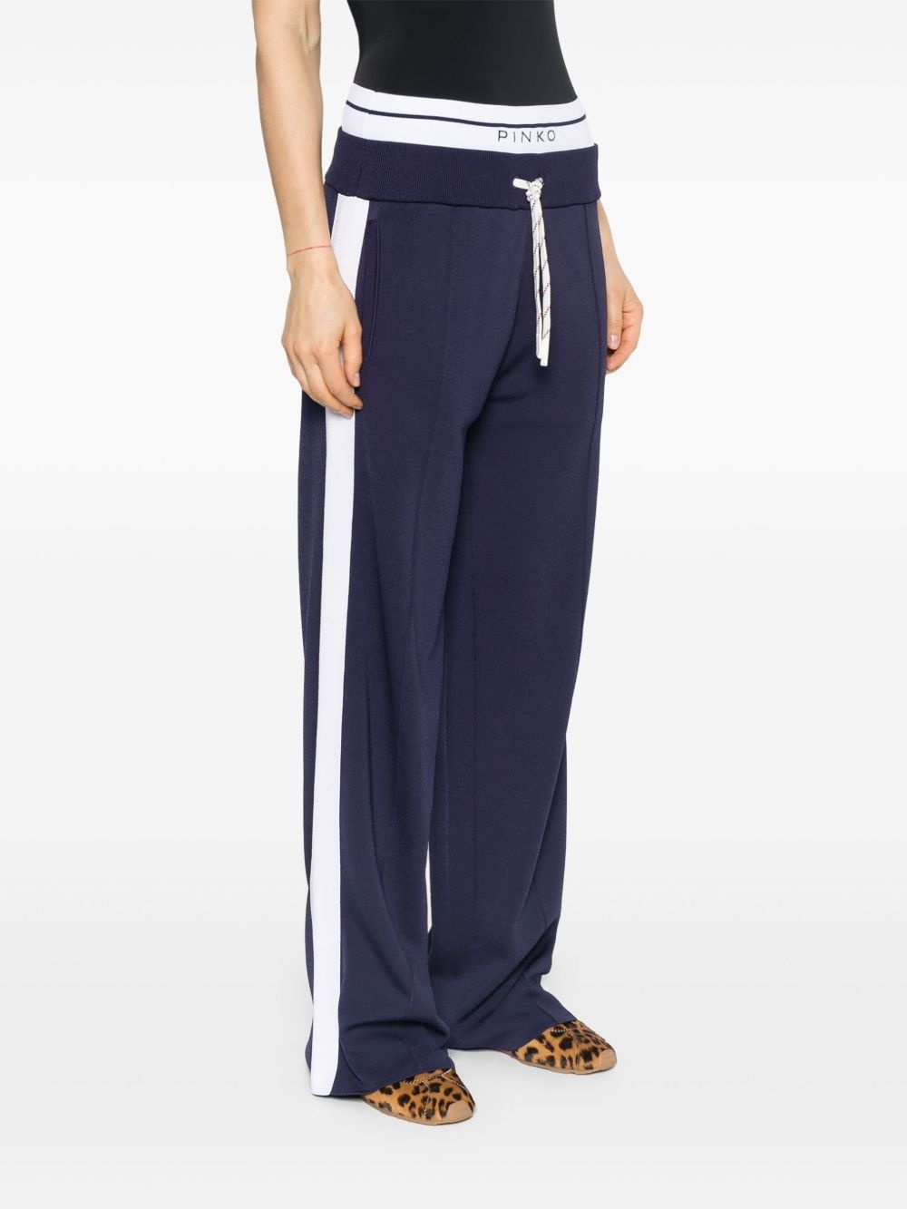 logo-waistband track pants - 3