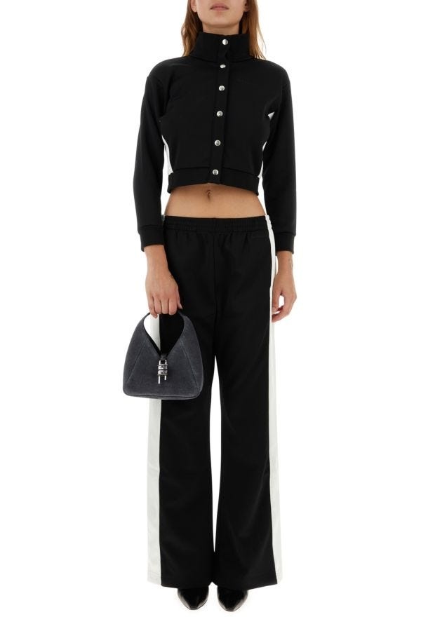 Givenchy Black denim mini G-Hobo handbag | gebnegozionline
