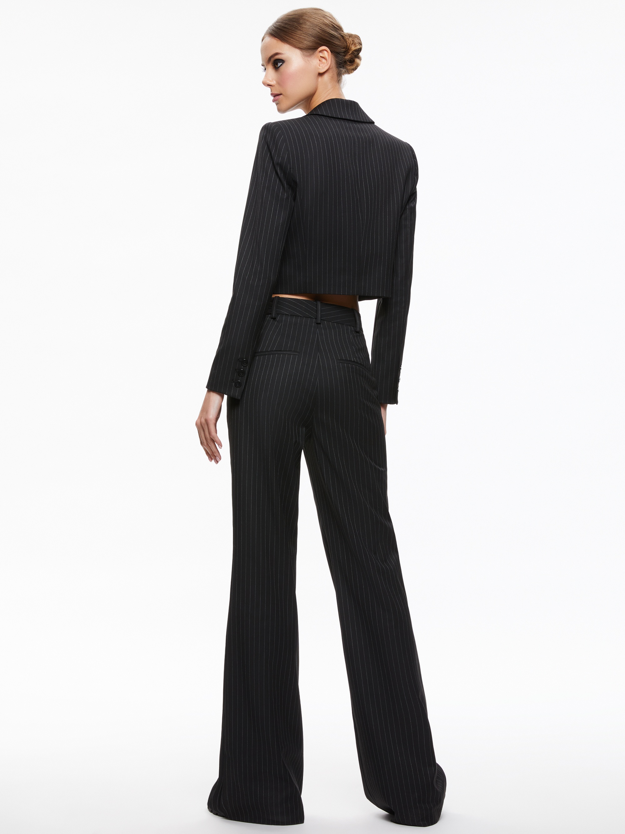 MYA CROPPED NOTCH COLLAR BLAZER - 3