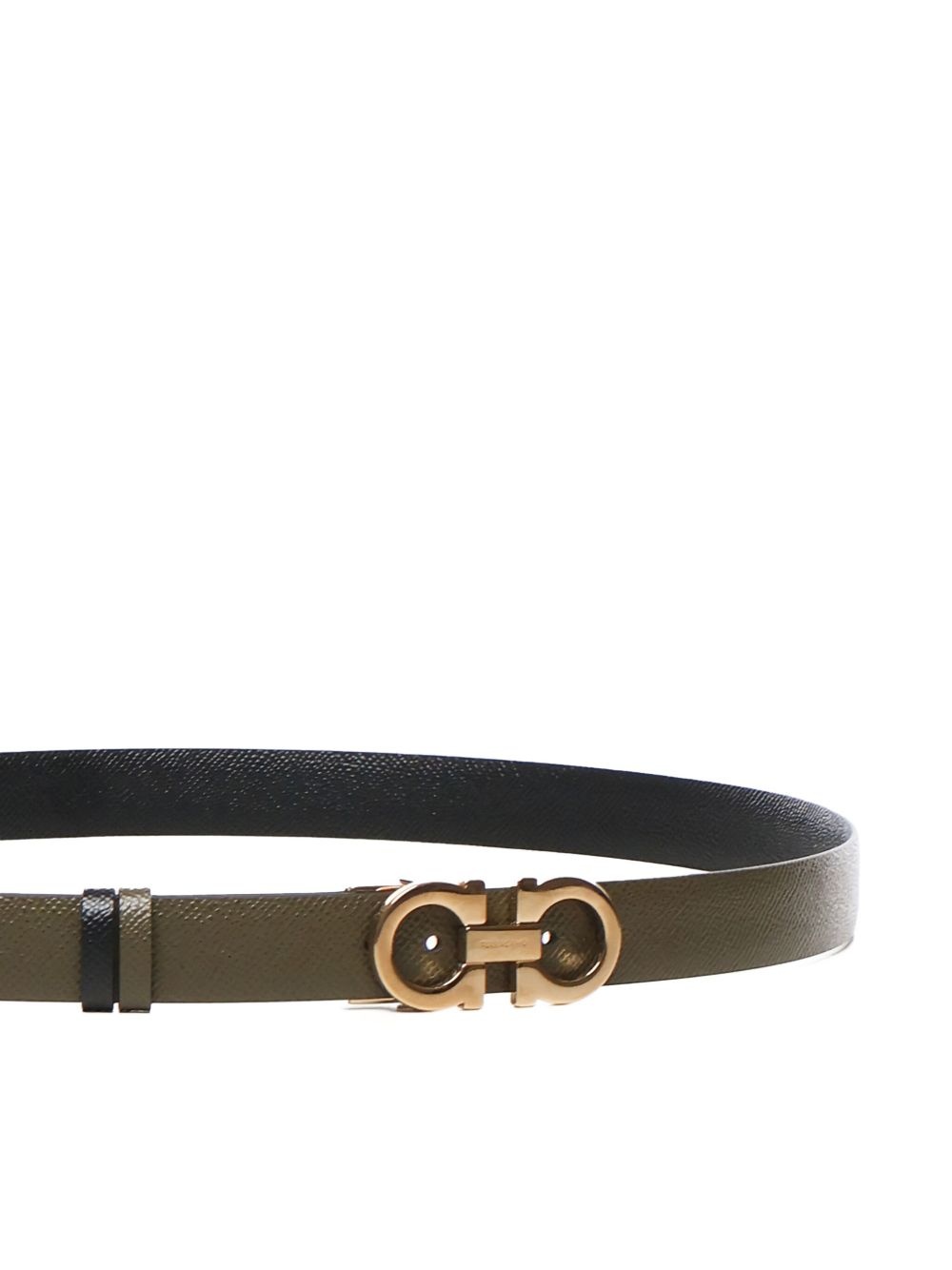 reversible Gancini-buckle belt - 3
