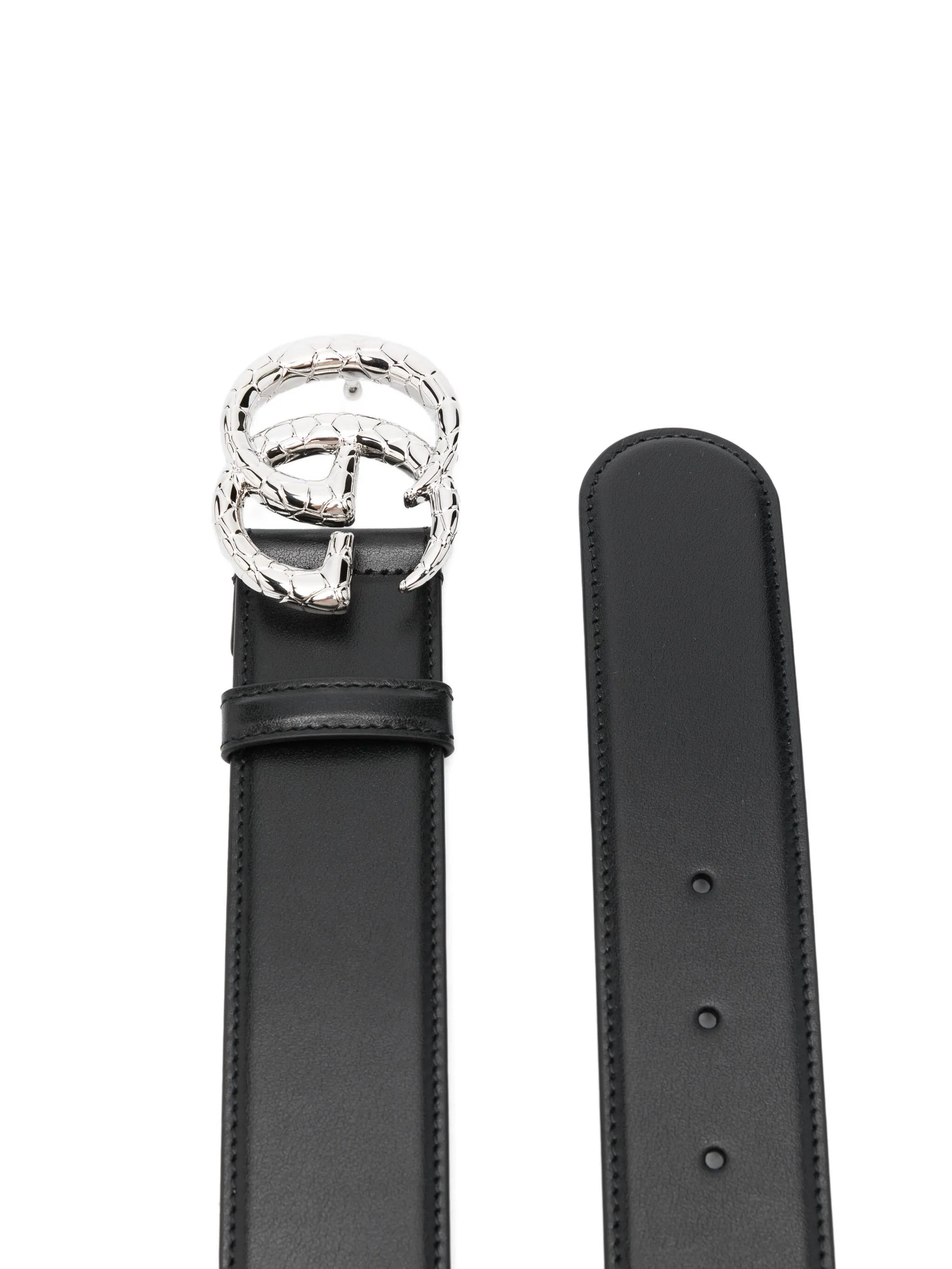 Gucci GG Leather Belt - 2