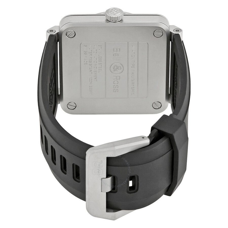 Bell And Ross - Bell and Ross Aviation Horoblack Automatic Men's Limited Edition Watch BR0392-GBL-ST/SRB - 3