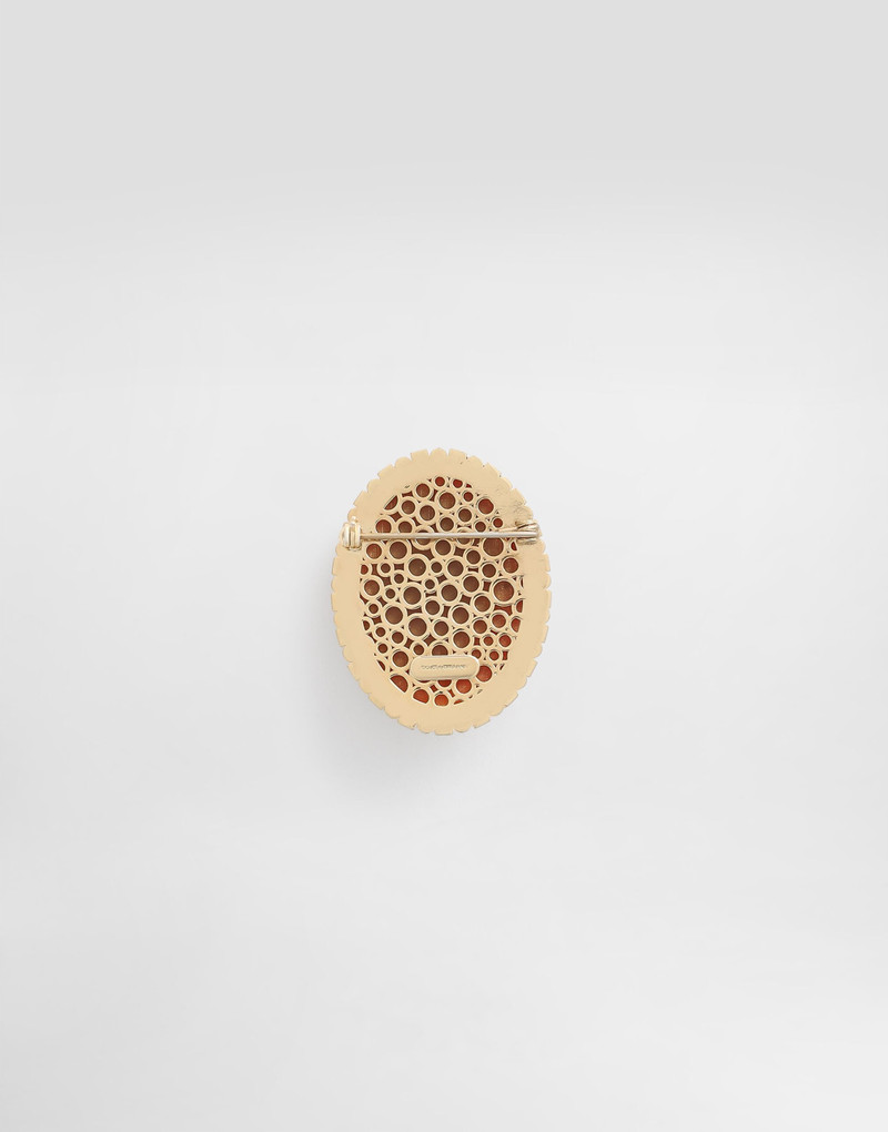 Oval cameo brooch 3