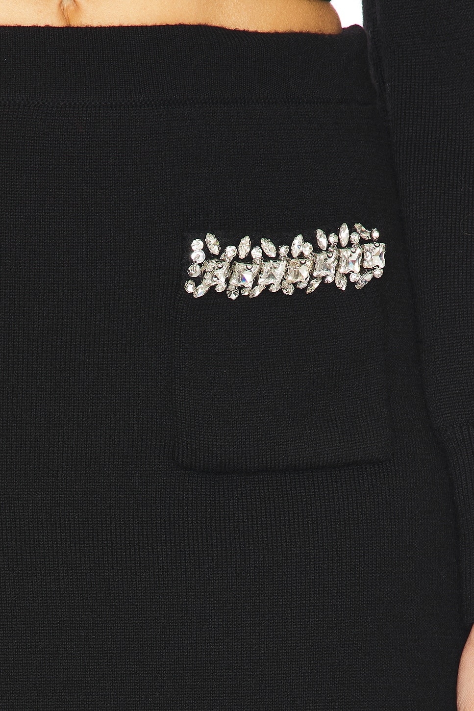 Knit Embellished Mini Skirt - 6