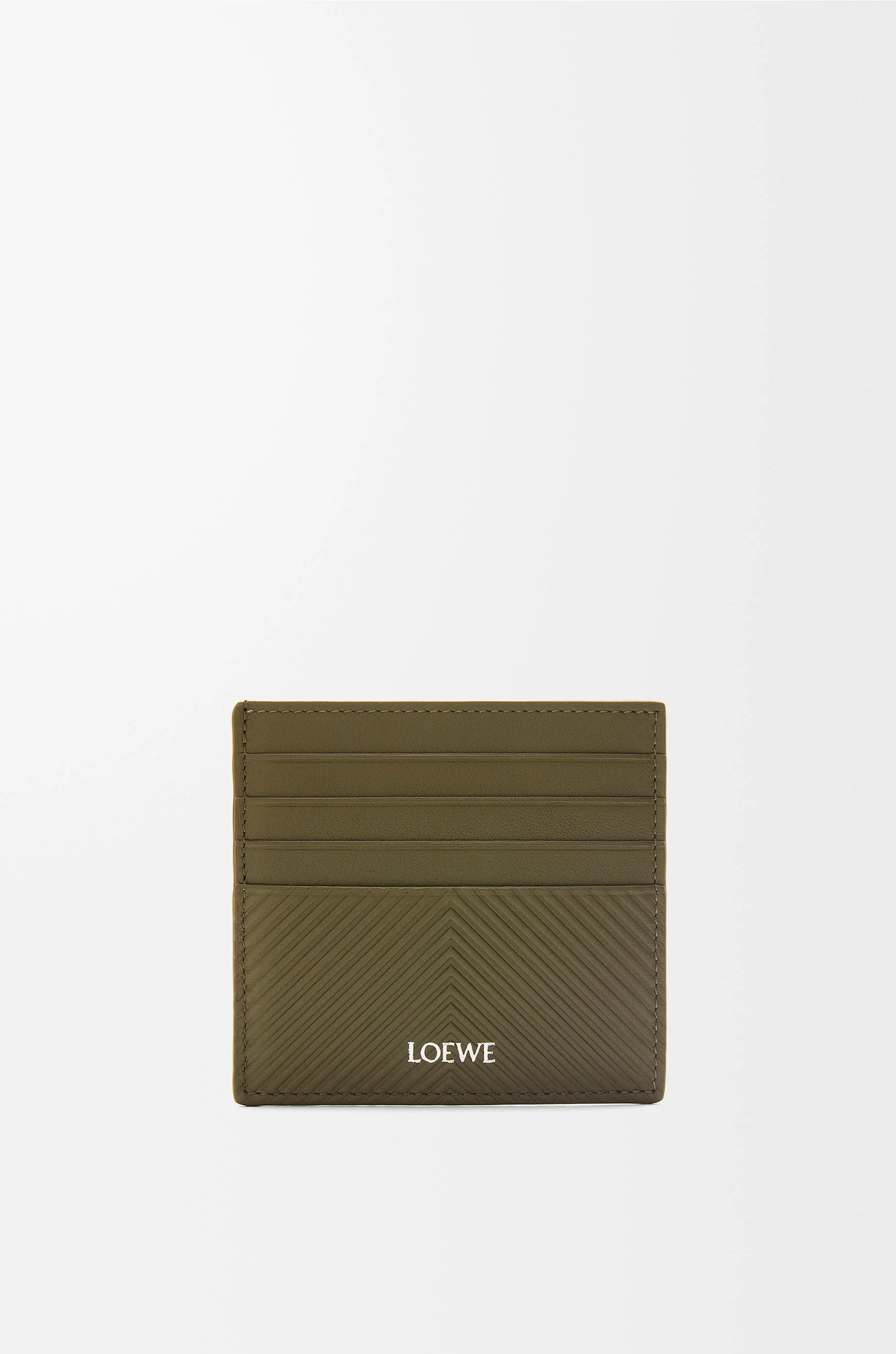 Open cardholder in textured classic calfskin - 1