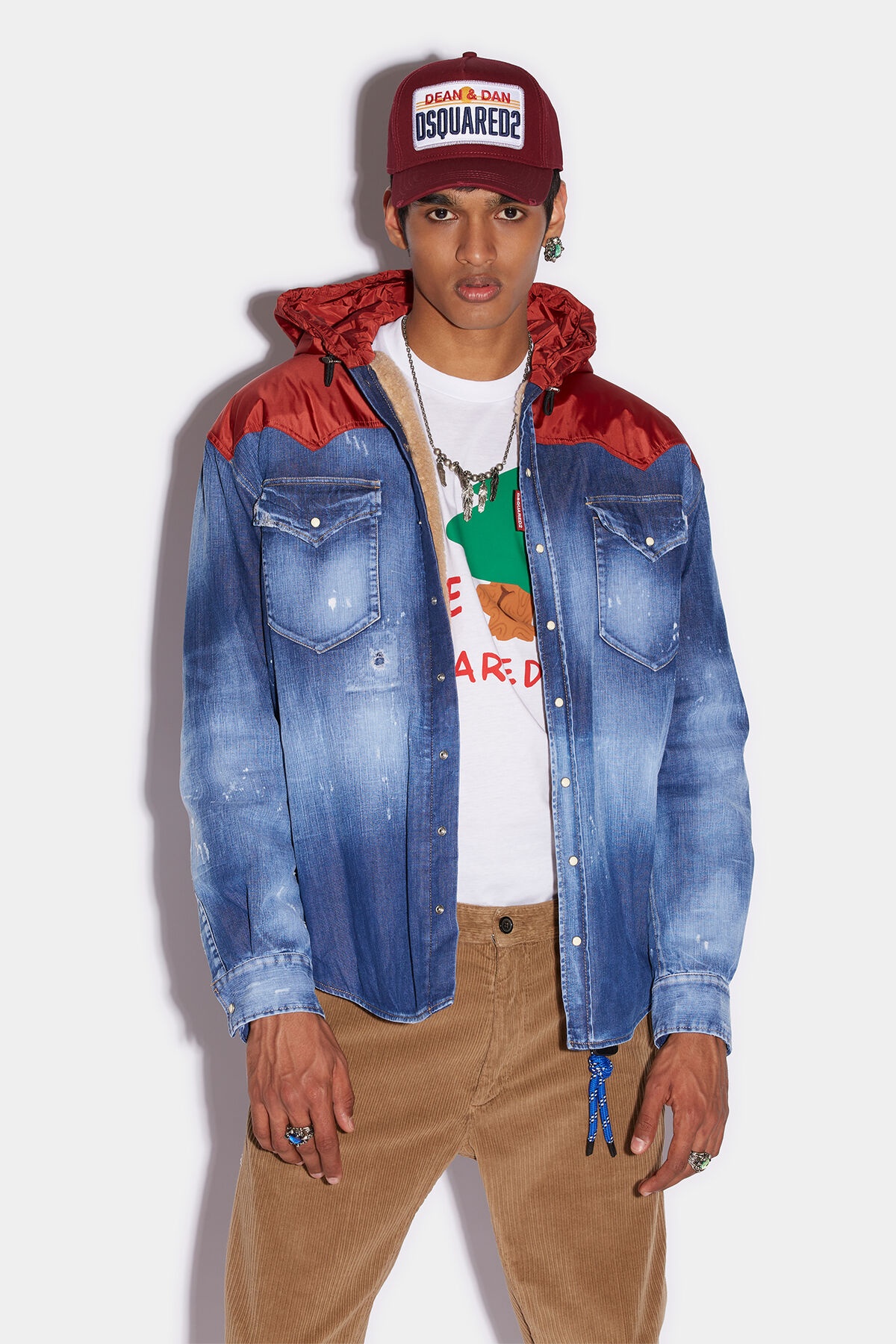TECHNO HOODED MILITARY SHIRT - 3