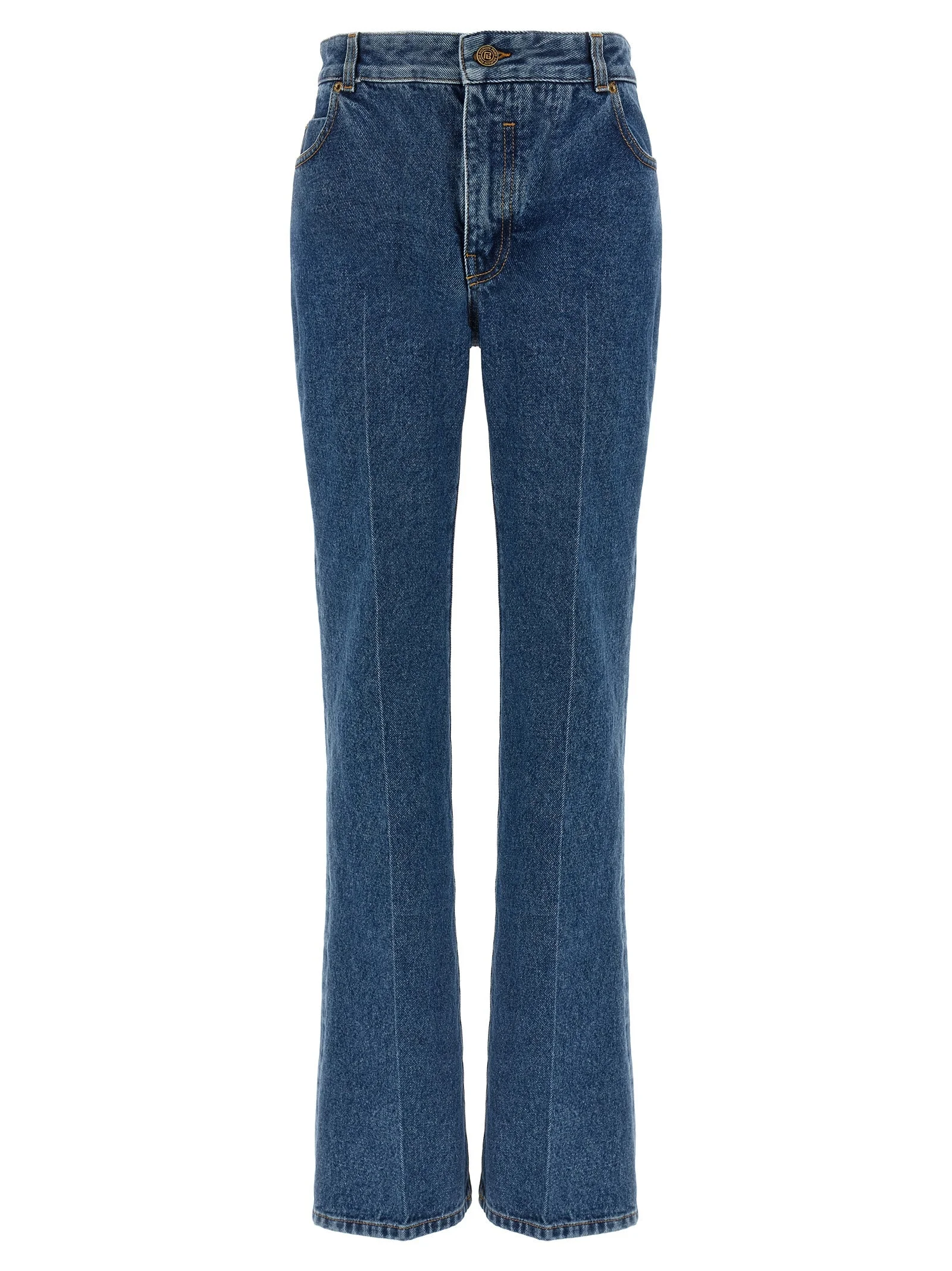 Balmain Women Embroidery Jeans - 1