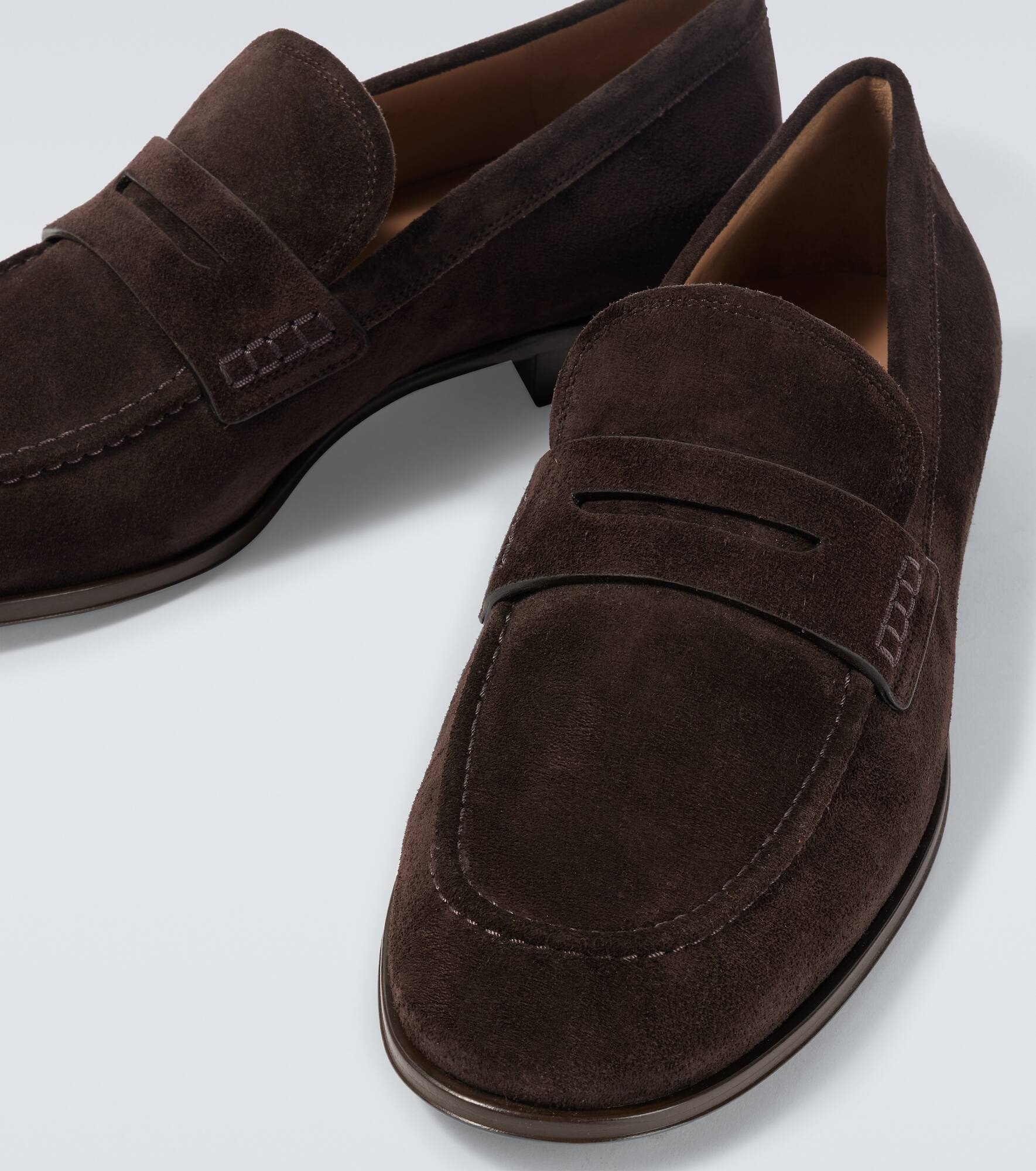 George suede penny loafers - 3
