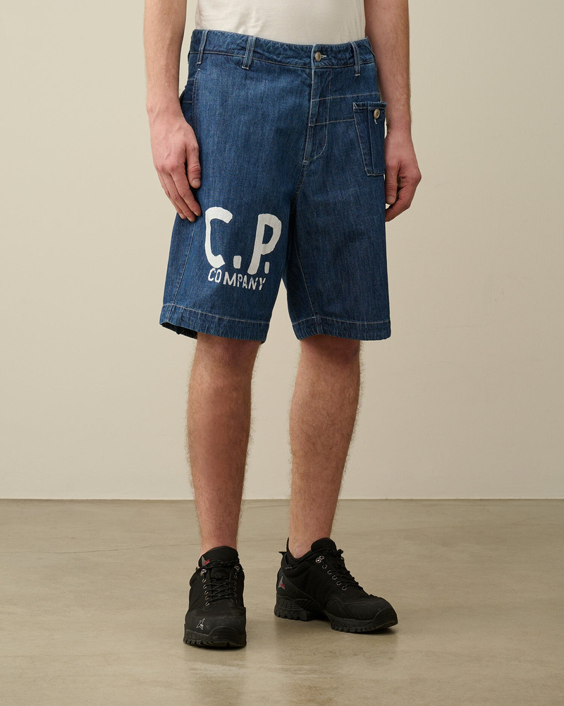 C.P. Company Blu Utility Shorts outlook