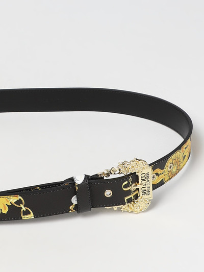 VERSACE JEANS COUTURE Baroque Versace Jeans Couture belt in saffiano synthetic leather outlook