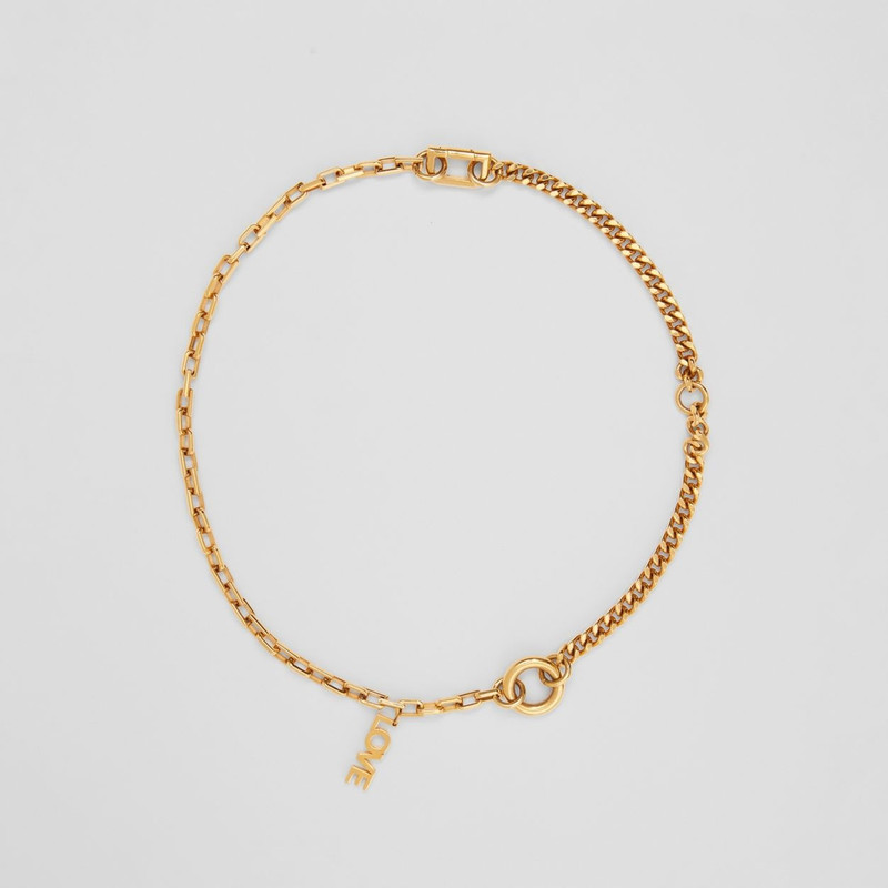 Gold-plated Love Necklace 1