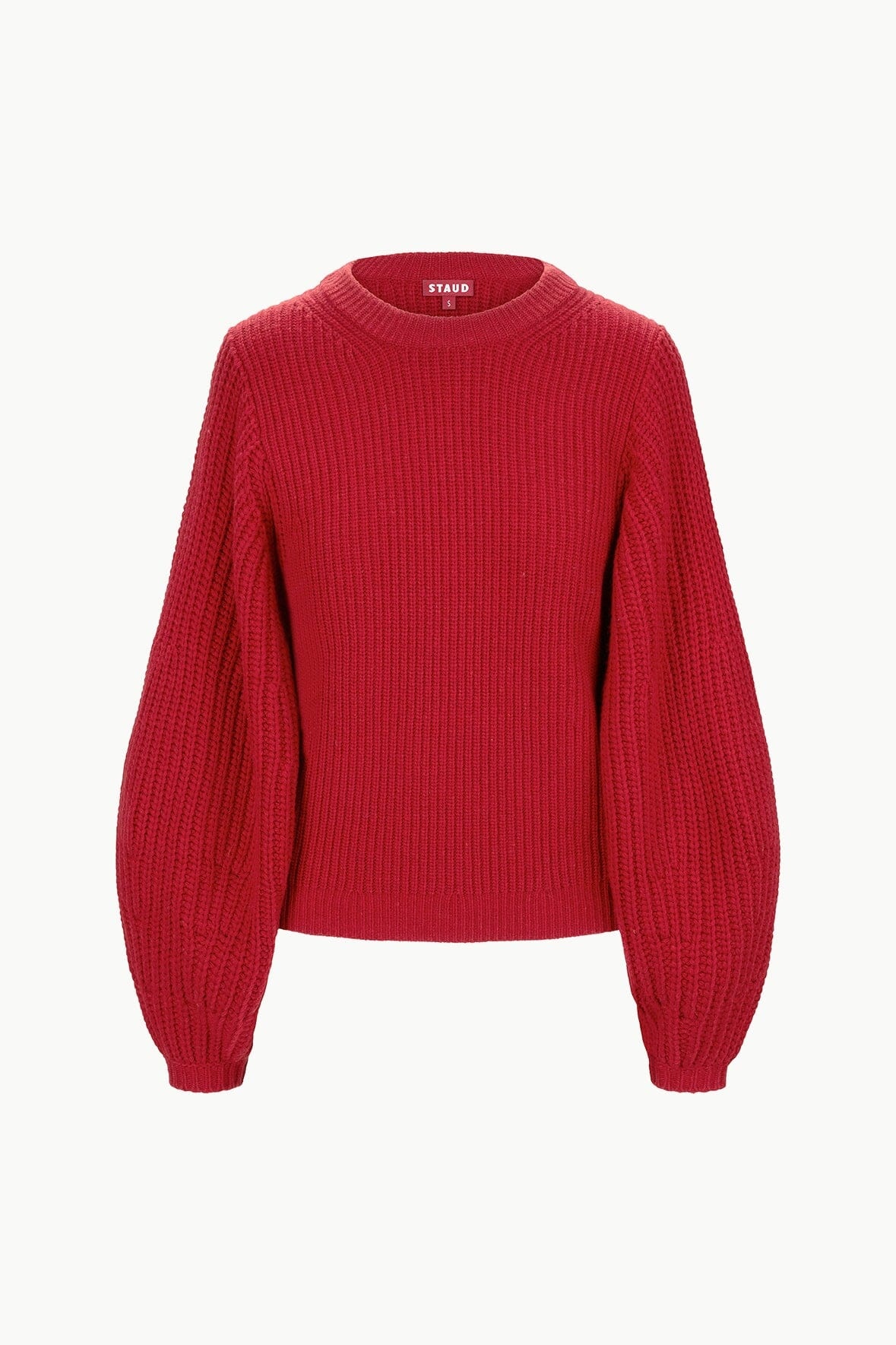 STAUD AURA SWEATER ROUGE - 1
