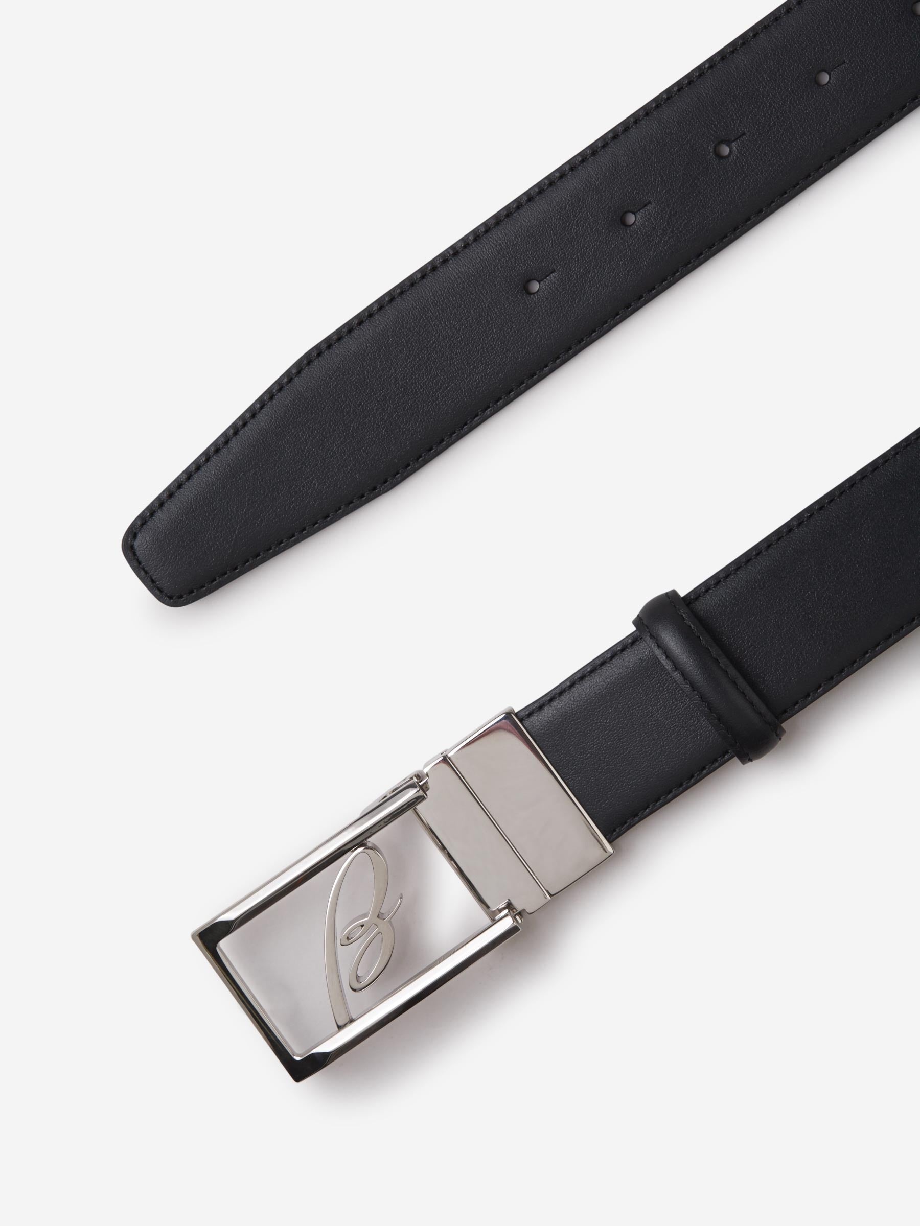 LEATHER LOGO BELT - 3