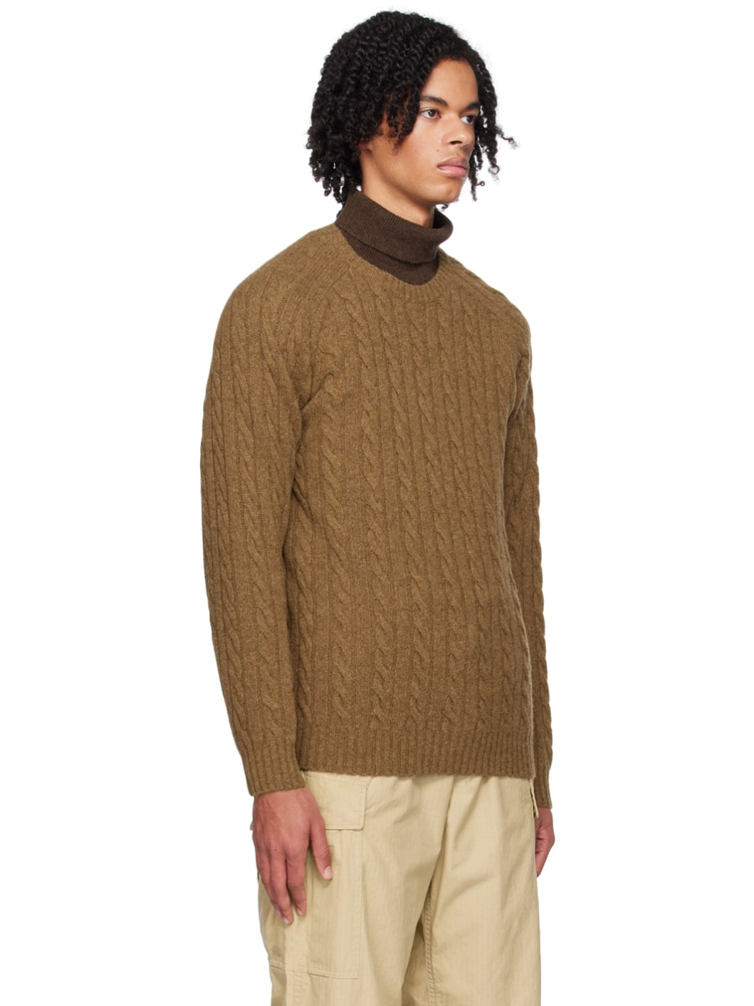 Brown Crewneck Sweater - 2