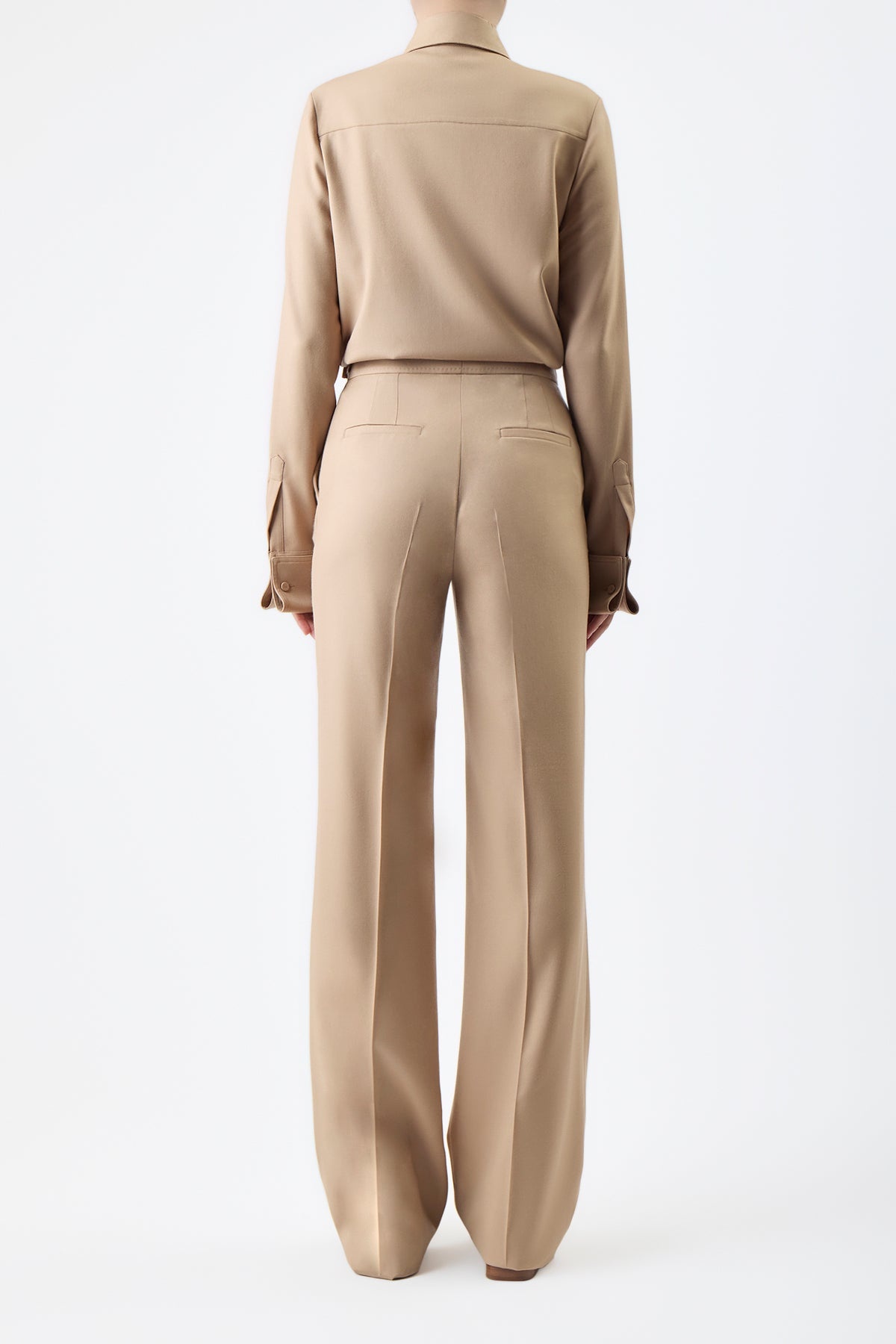 Etlin Shirt in Wool Twill - 4