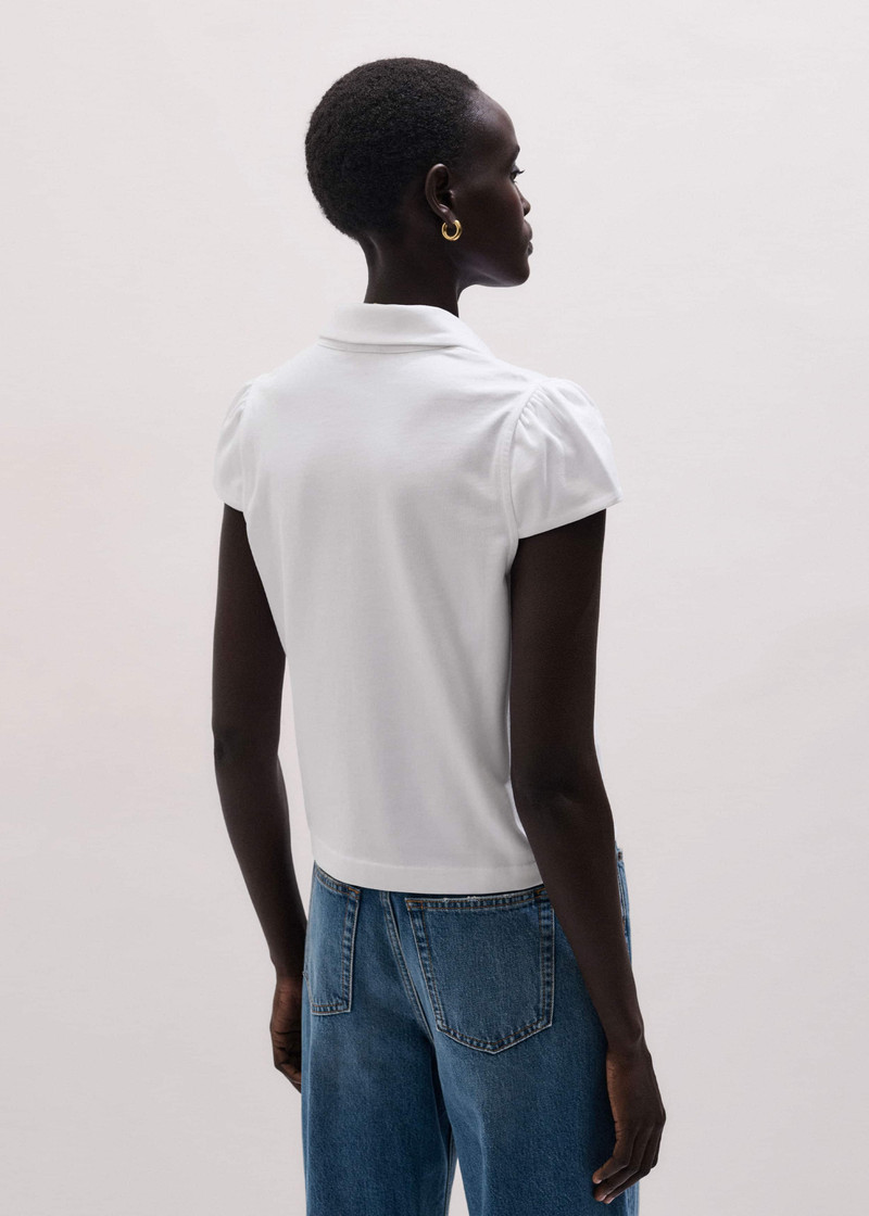 Cap Sleeve Polo Tee 4