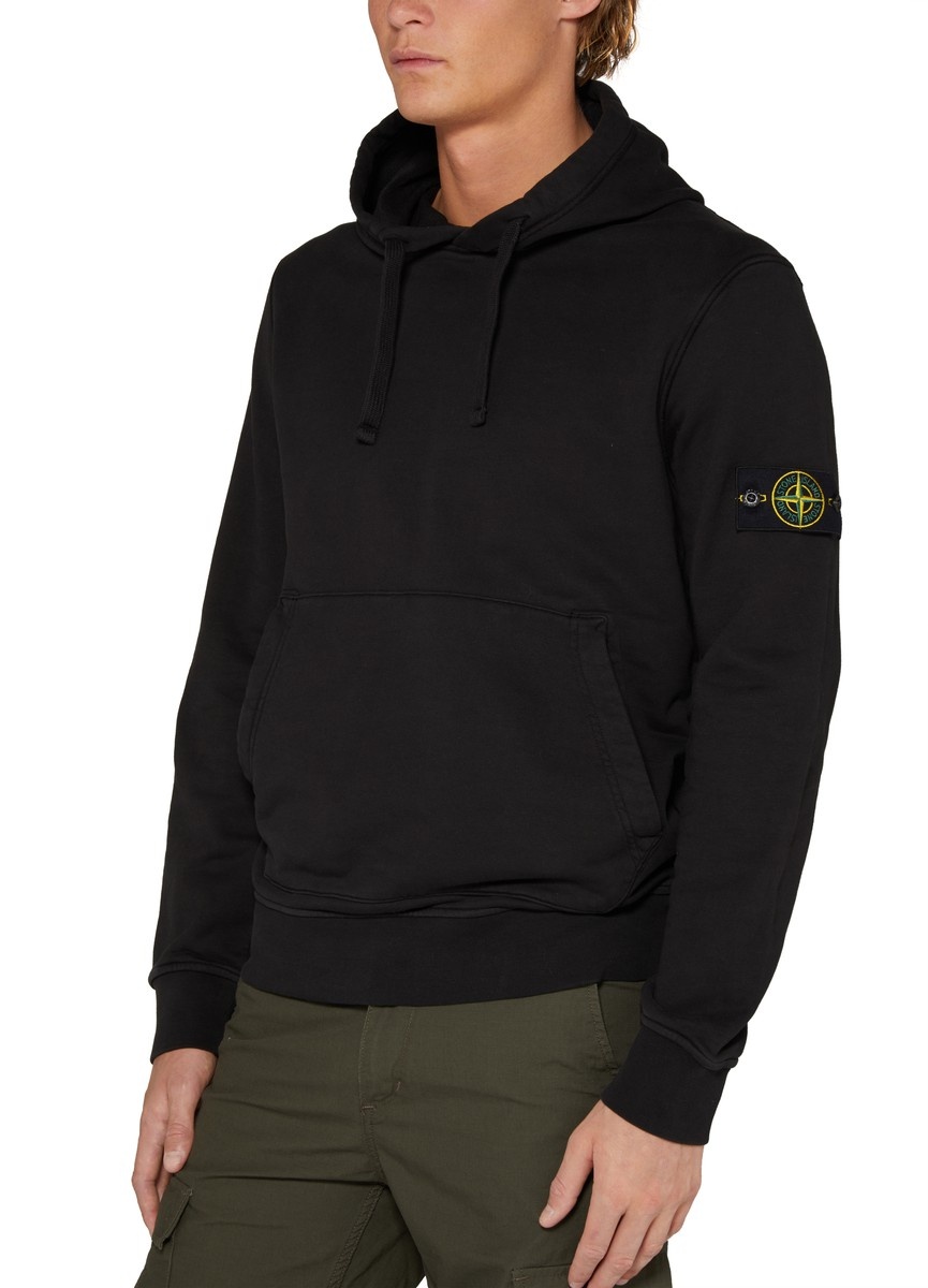 Hoodie with logo patch - 4