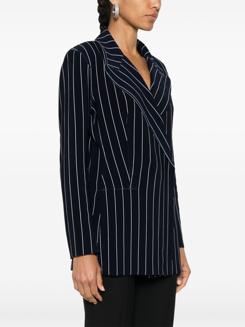 pinstripe double-breasted blazer 3