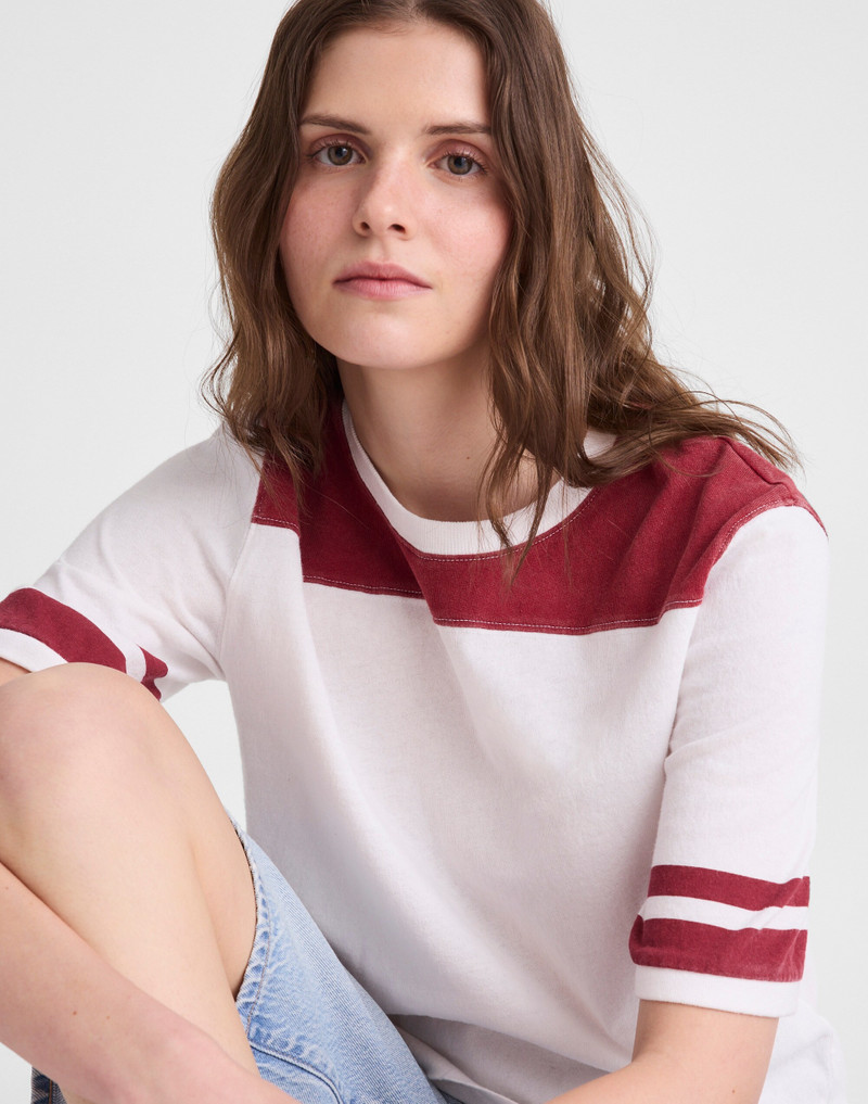 The Relaxed Varsity Tee in Vintage Jersey 6
