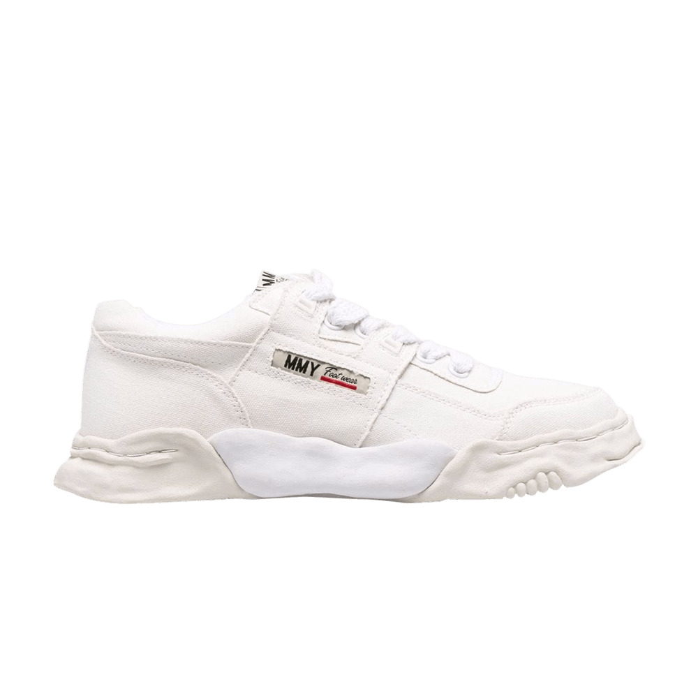 Maison Mihara Yasuhiro Parker OG Sole Cow Canvas Low 'White' - 1