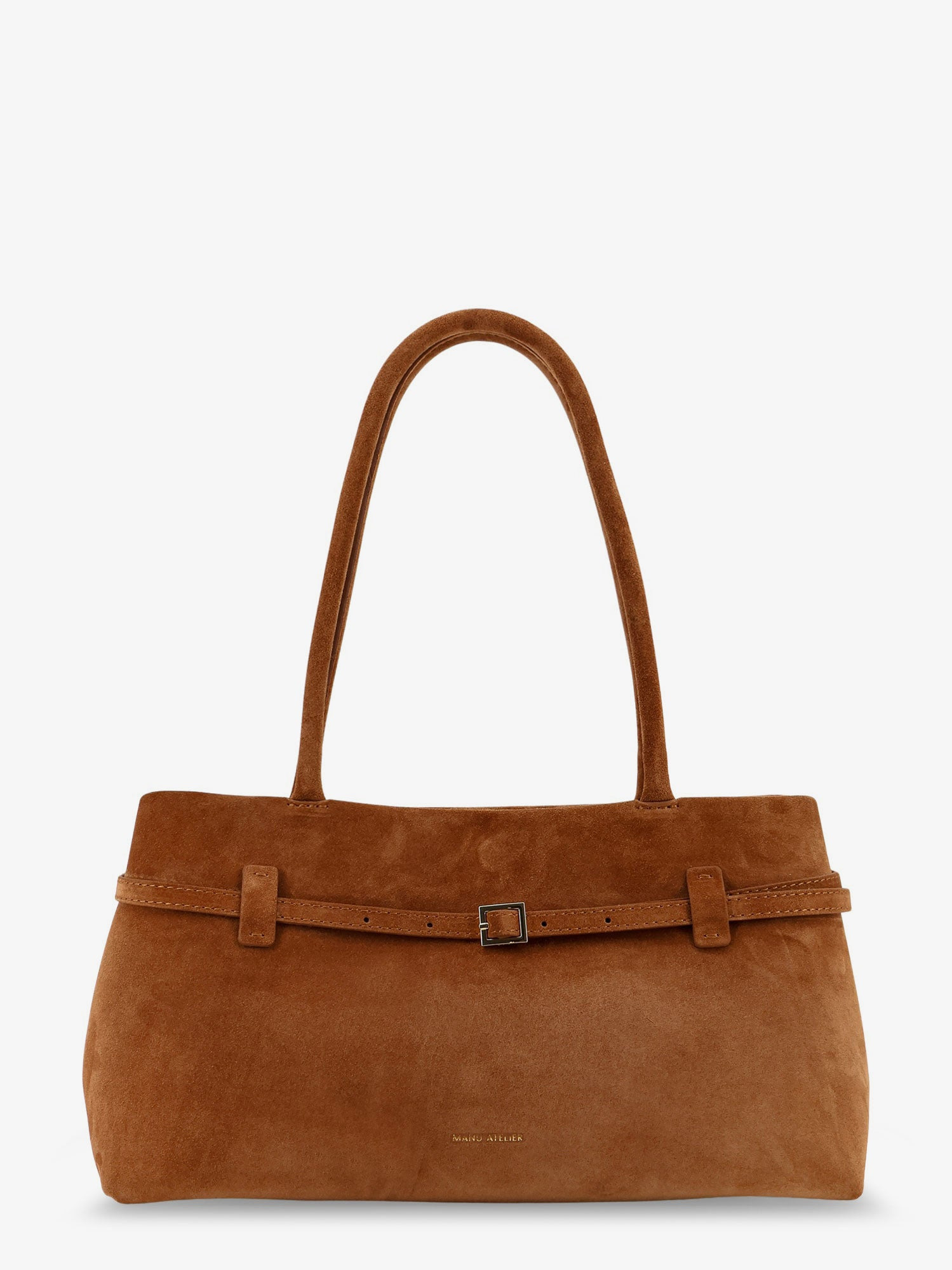 MANU ATELIER - Manu Atelier Le Cambon East West Suede Shoulder Bag - 1