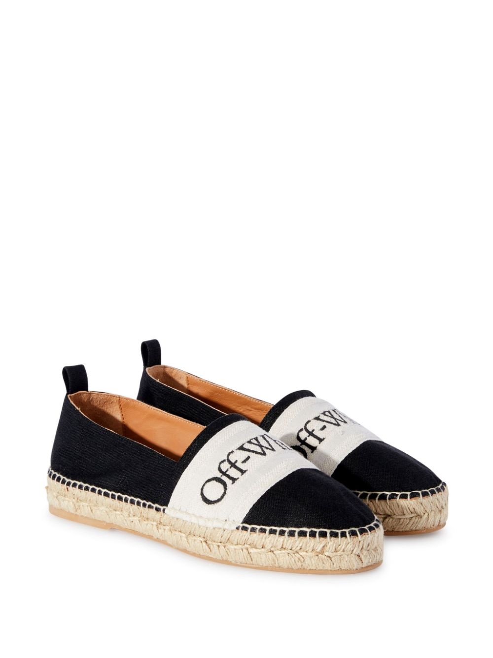 Bookish logo-band espadrilles - 2